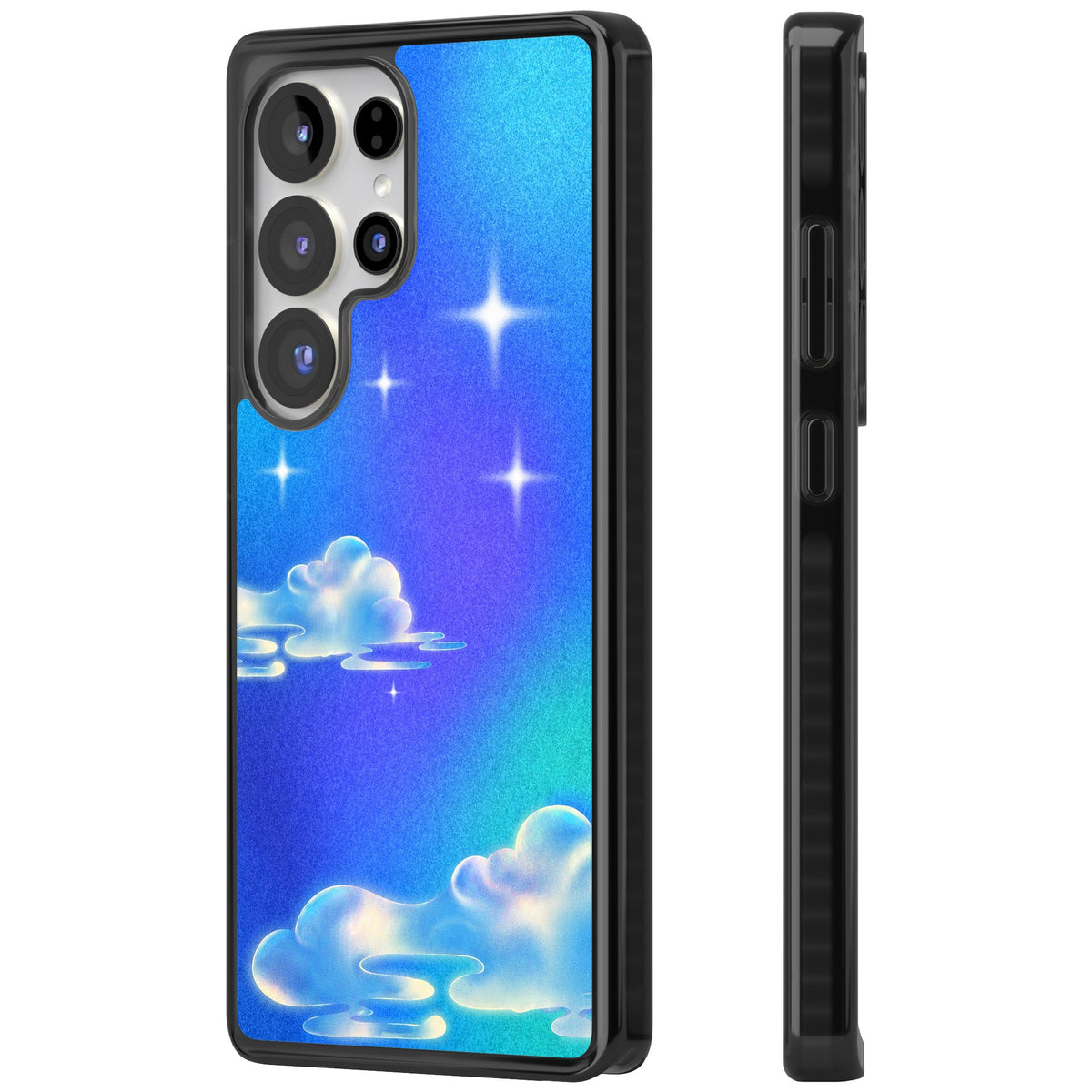 Aurora Samsung S25 Ultra / Samsung S26 Ultra Impact Black Phone Case side