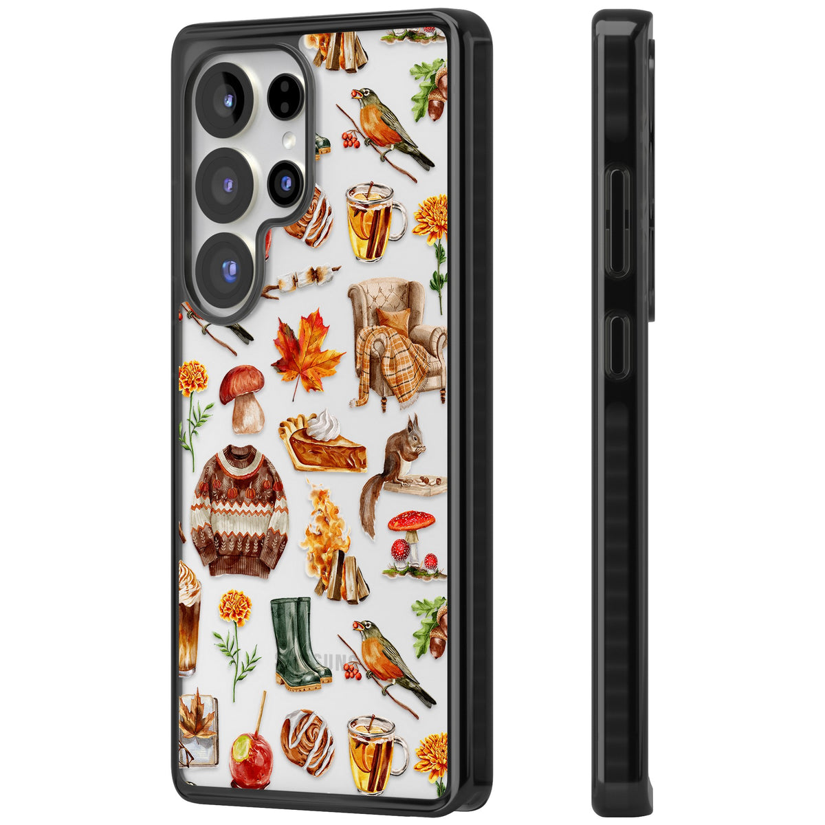 Autumn Anthology Samsung S25 Ultra / Samsung S26 Ultra Impact Black Phone Case side