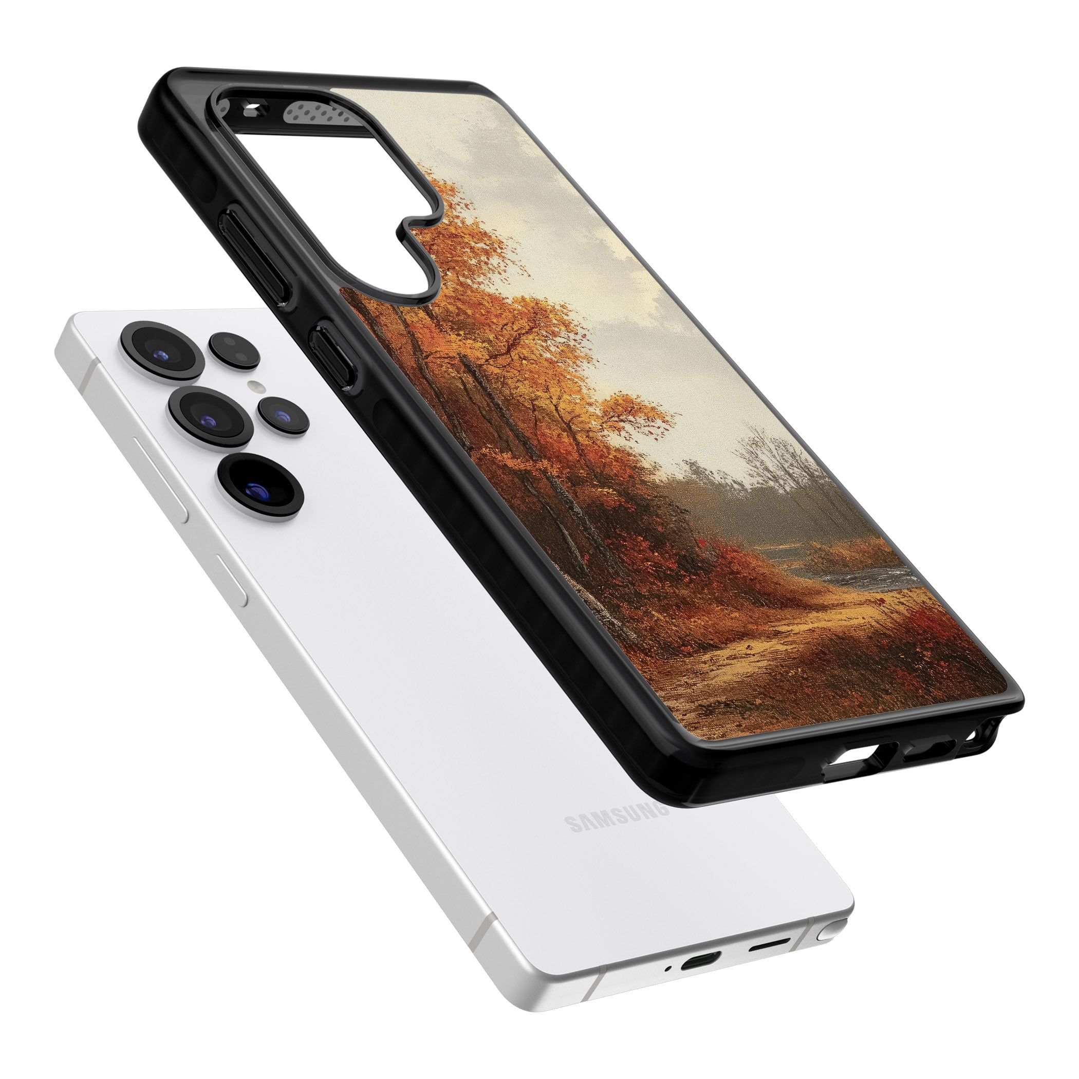 Vintage Autumn Oil Painting