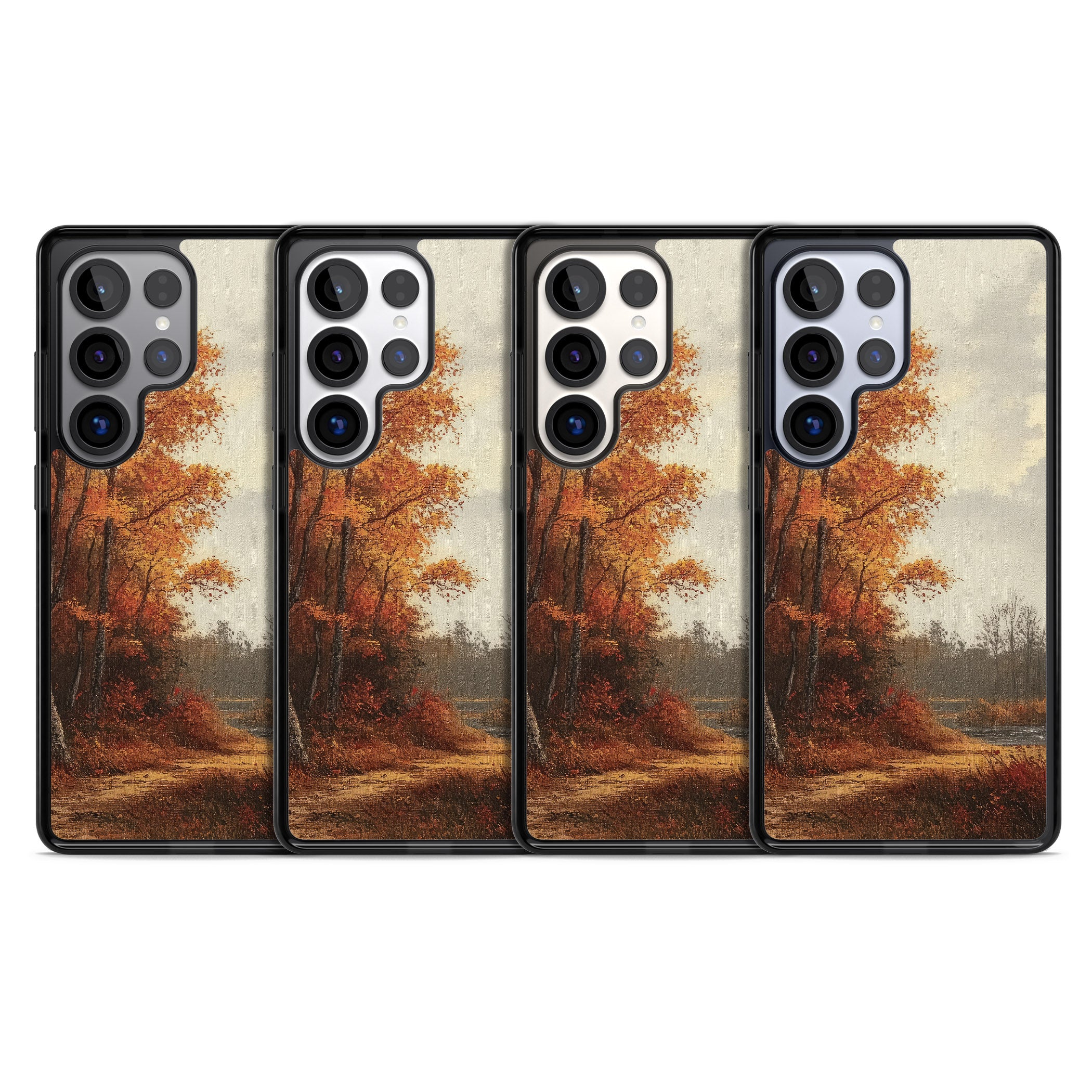 Vintage Autumn Oil Painting