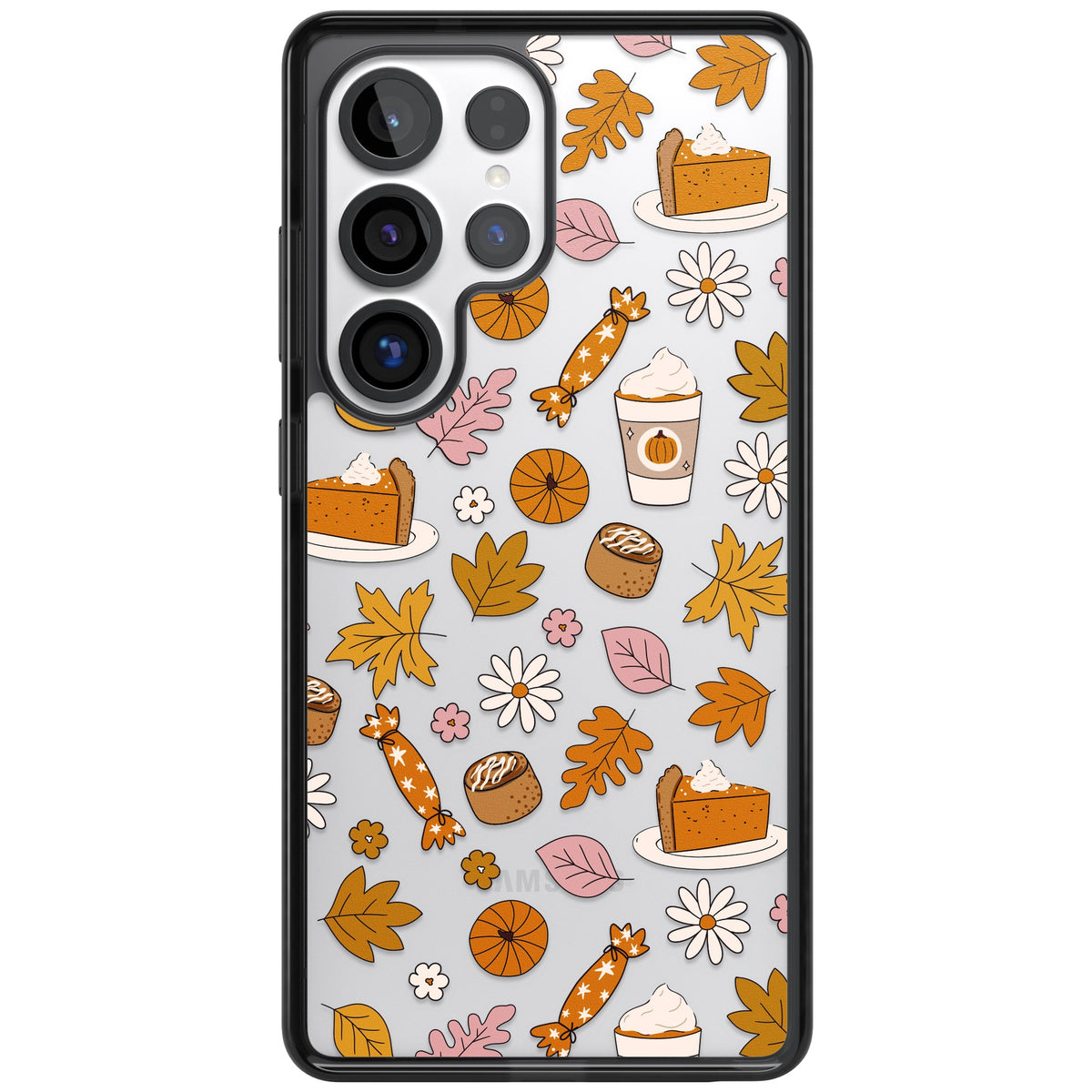 Pumpkin Spice Samsung S25 Ultra / Samsung S26 Ultra Impact Black Phone Case front