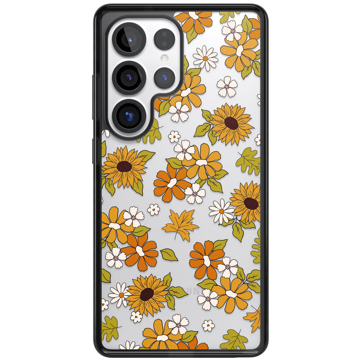 Boho Sunflowers Samsung S25 Ultra / Samsung S26 Ultra Impact Black Phone Case front