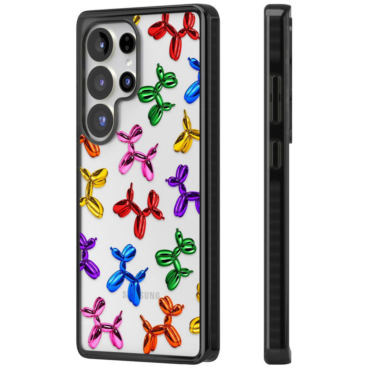 Balloon Dogs Samsung S25 Ultra / Samsung S26 Ultra Impact Black Phone Case side