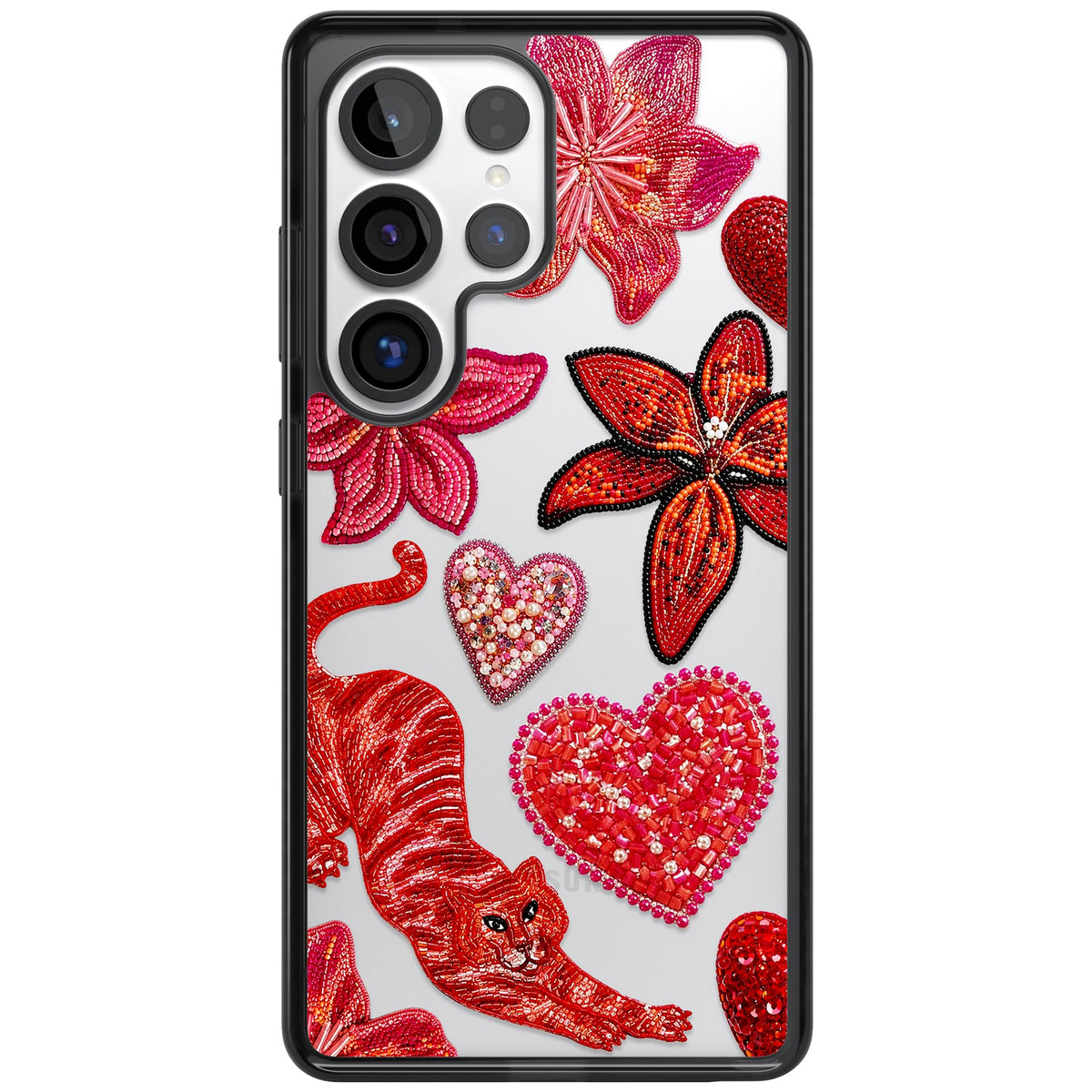 Beaded Boho Samsung S25 Ultra / Samsung S26 Ultra Impact Black Phone Case front