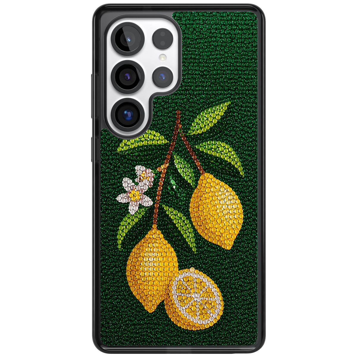 Beaded Lemons Samsung S25 Ultra / Samsung S26 Ultra Impact Black Phone Case front
