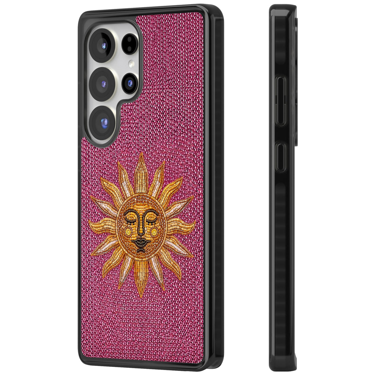 Beaded Sun Samsung S25 Ultra / Samsung S26 Ultra Impact Black Phone Case side
