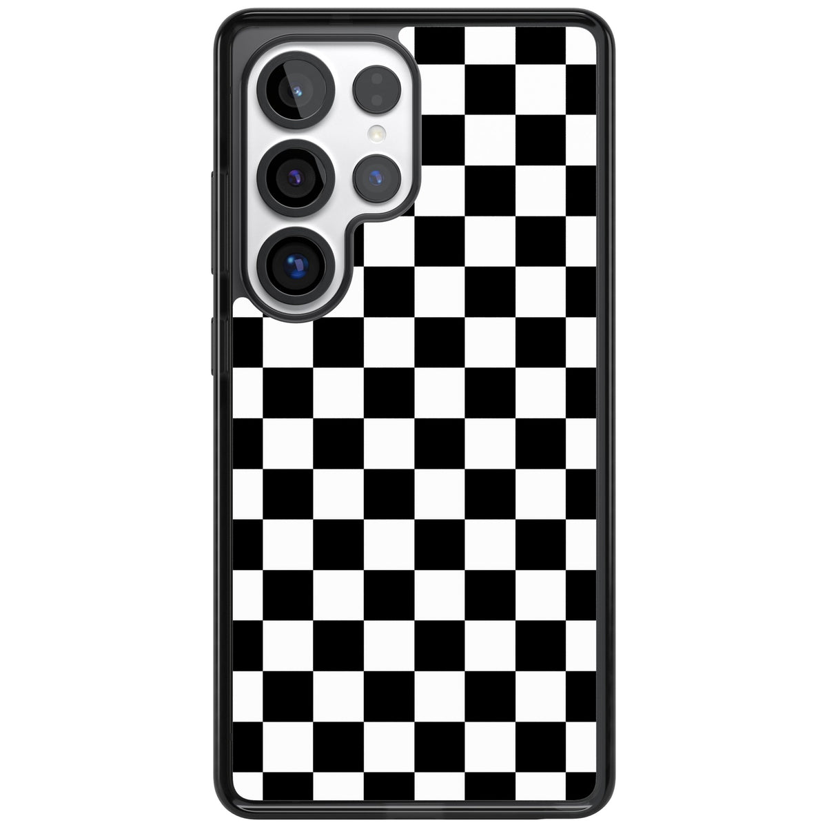 Checkerboard Samsung S25 Ultra / Samsung S26 Ultra Impact Black Phone Case front