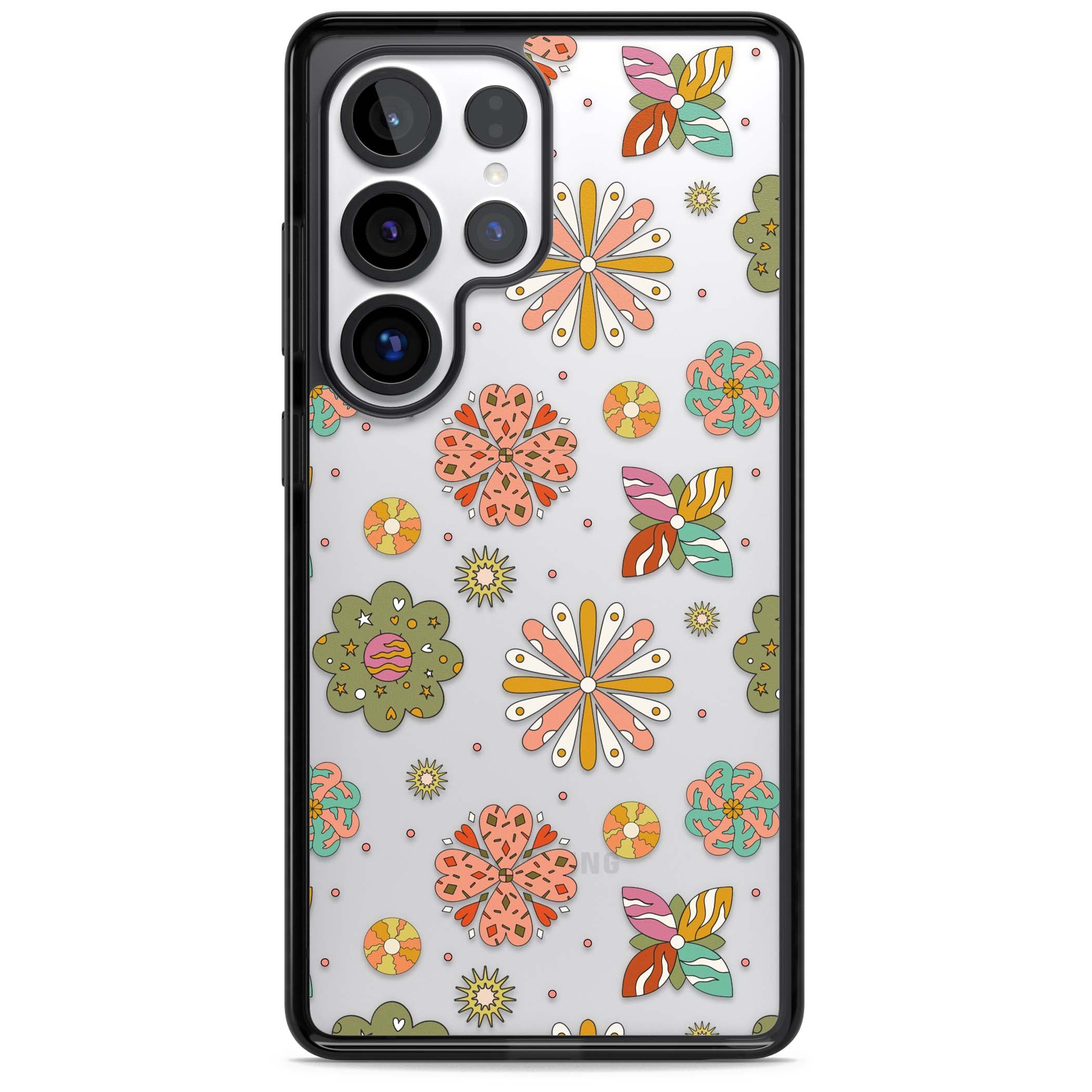 Boho Celestial Psychedelic Floral