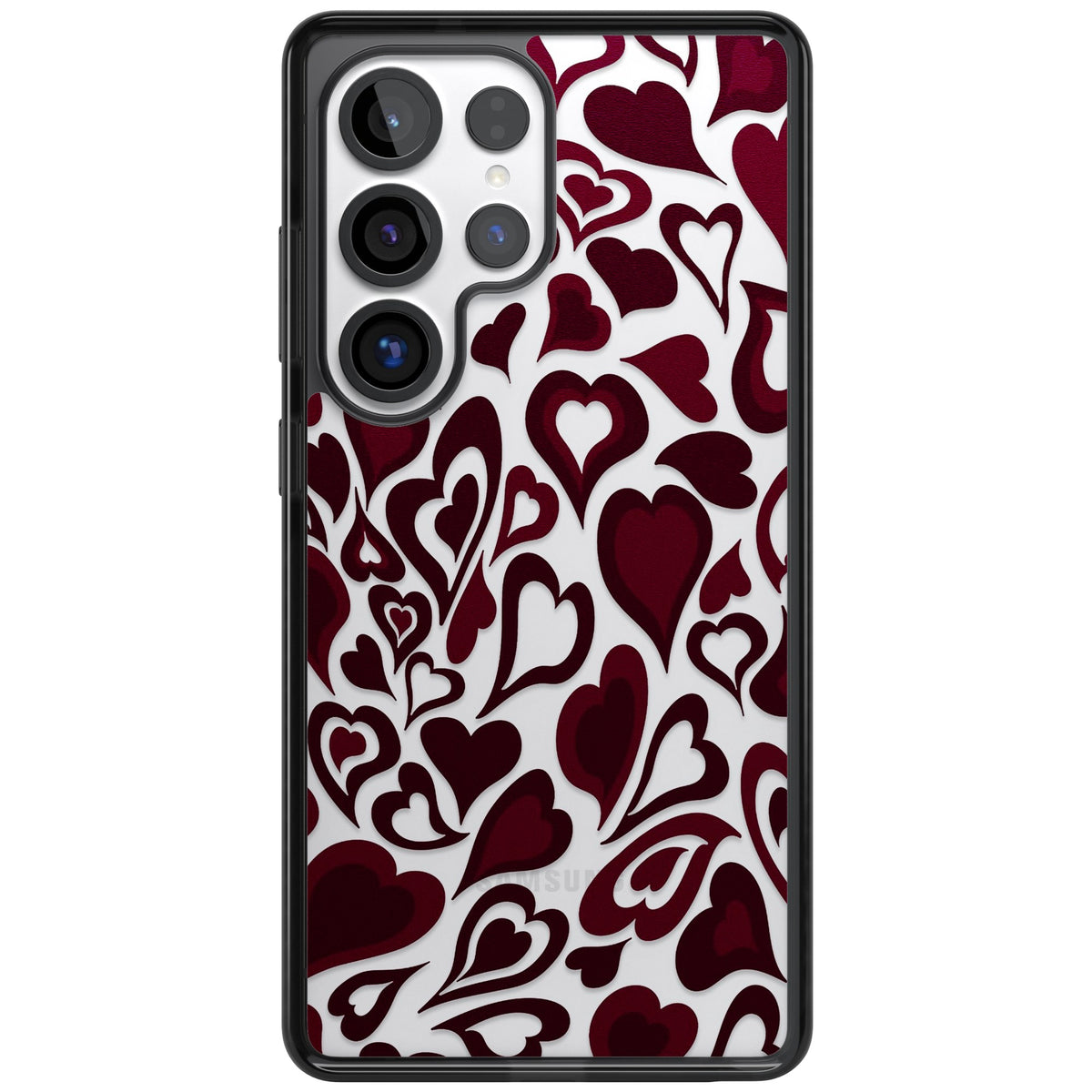 Amour Samsung S25 Ultra / Samsung S26 Ultra Impact Black Phone Case front
