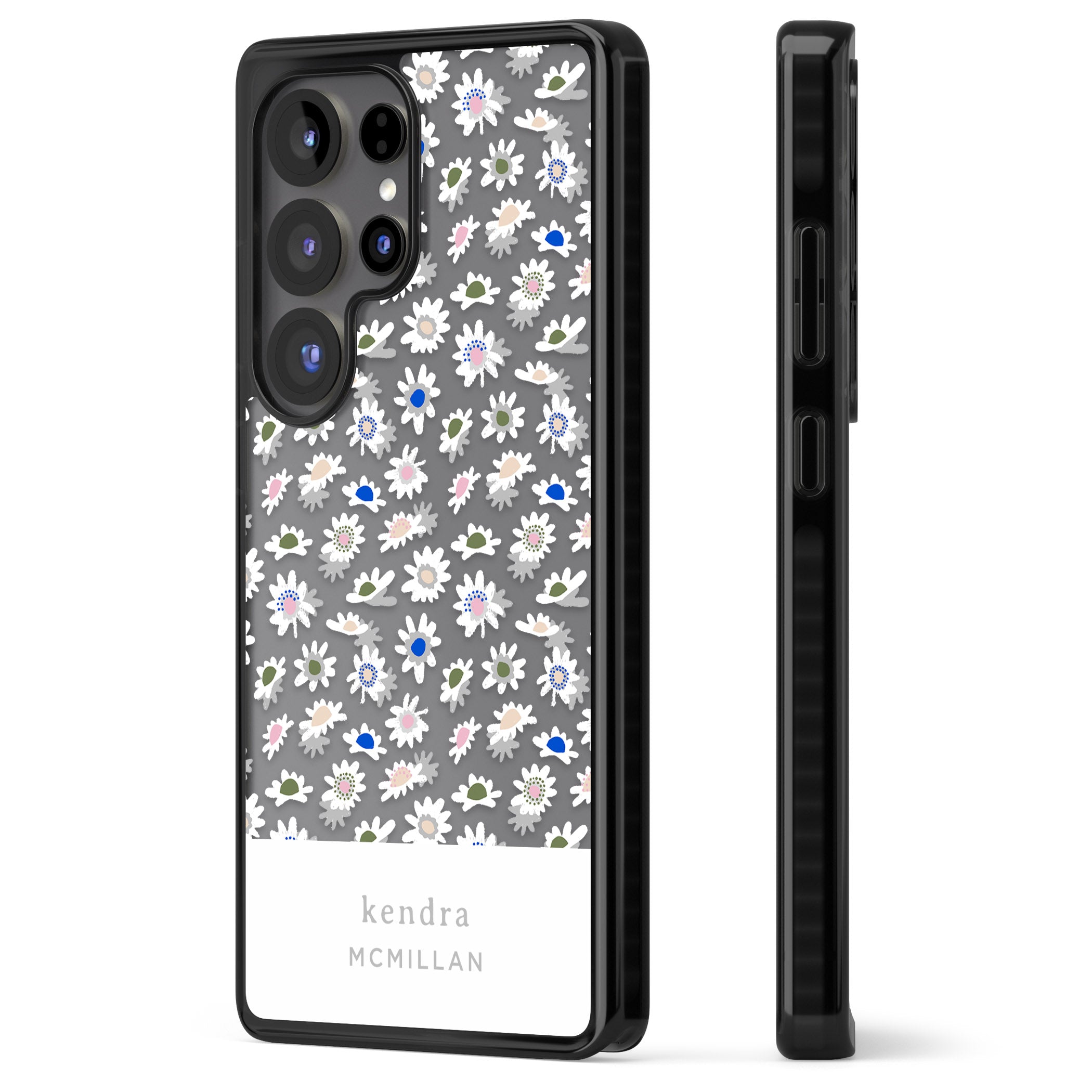 Personalised Grey & White Daisies