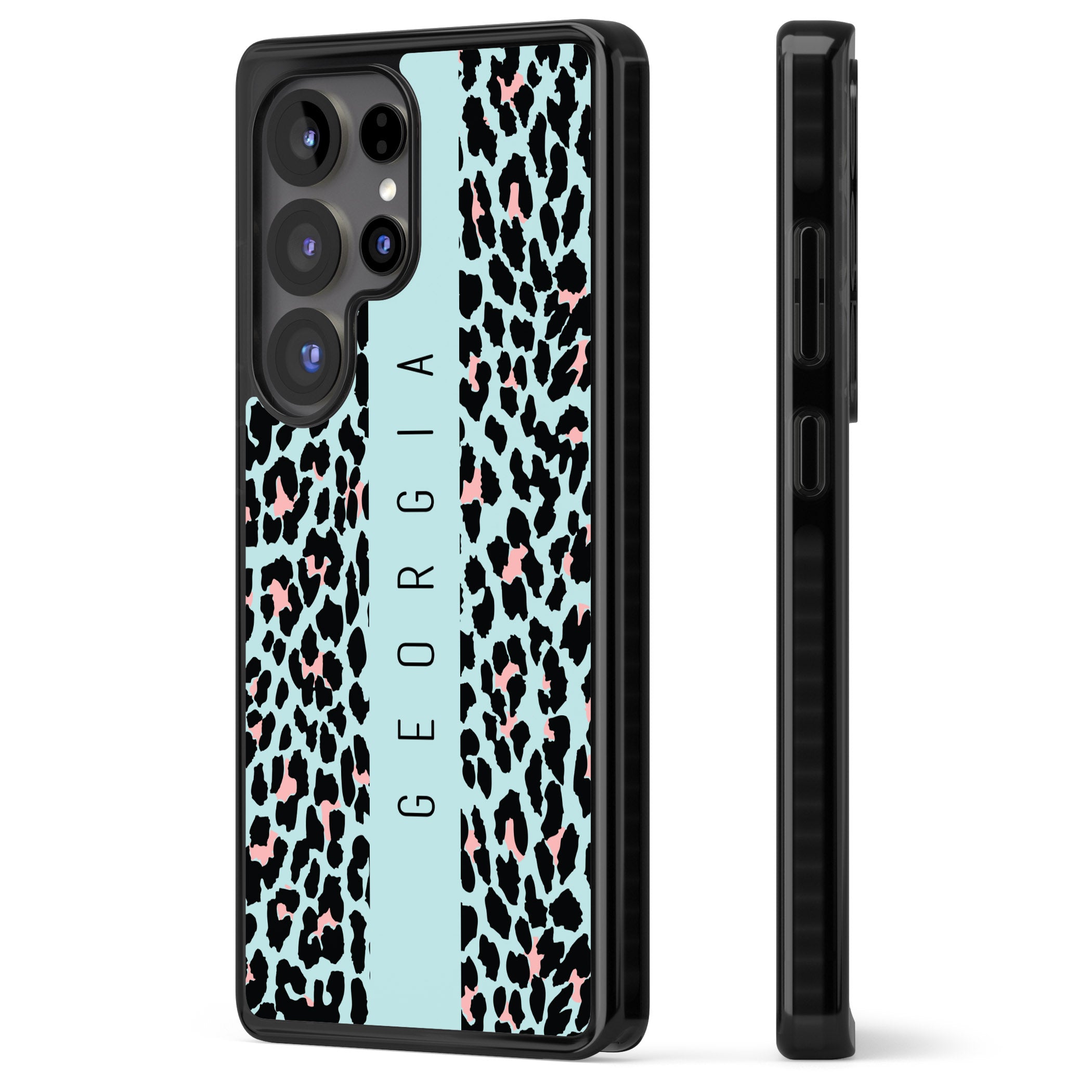 Personalised Blue Leopard