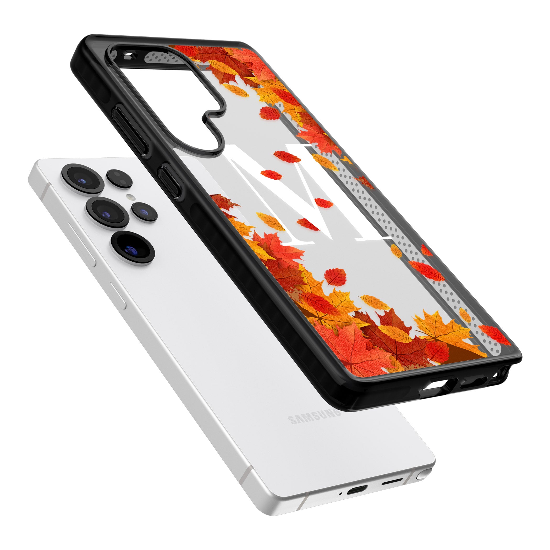 Personalised Autumn Leaves Monogram