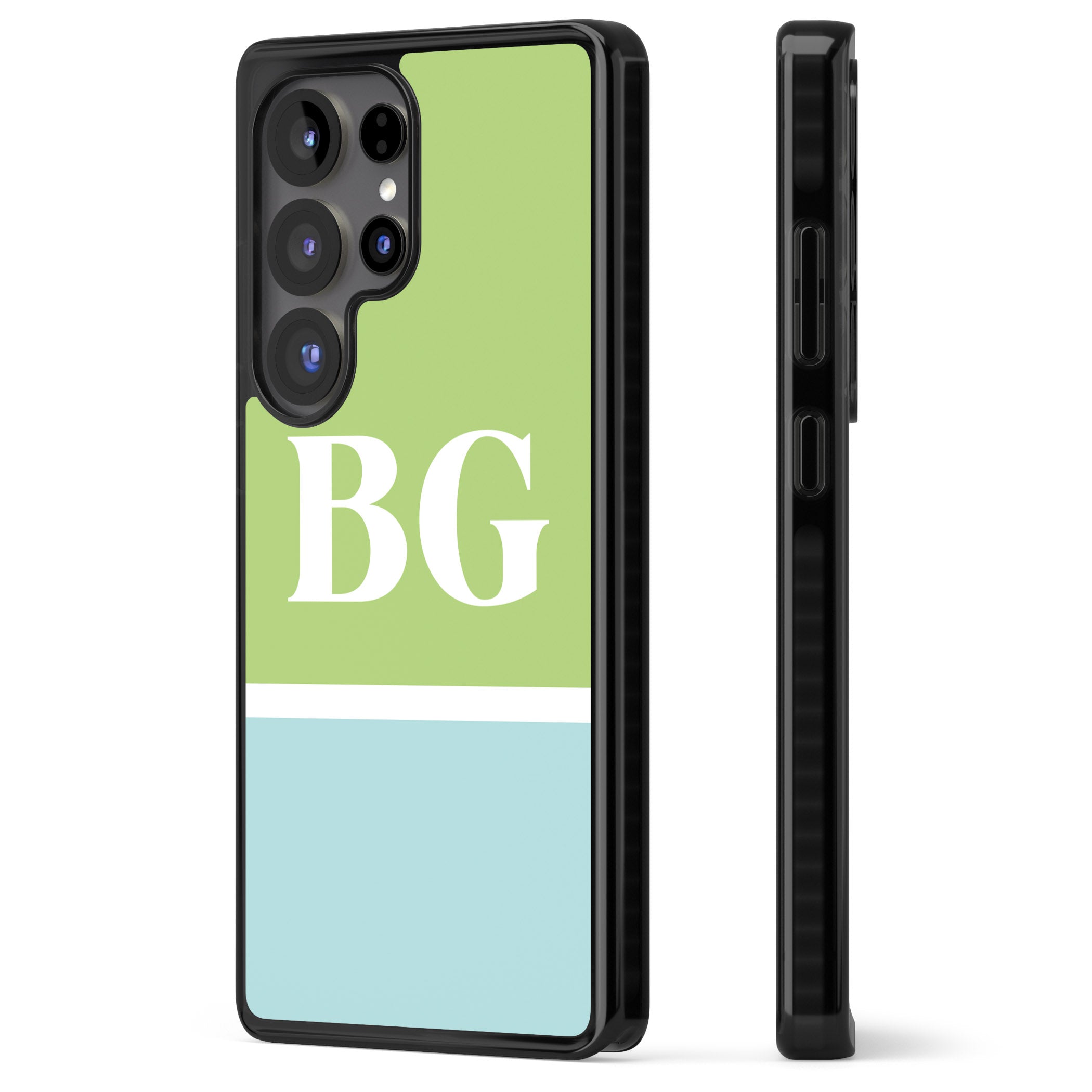 Personalised Colorblock: Green & Turquoise