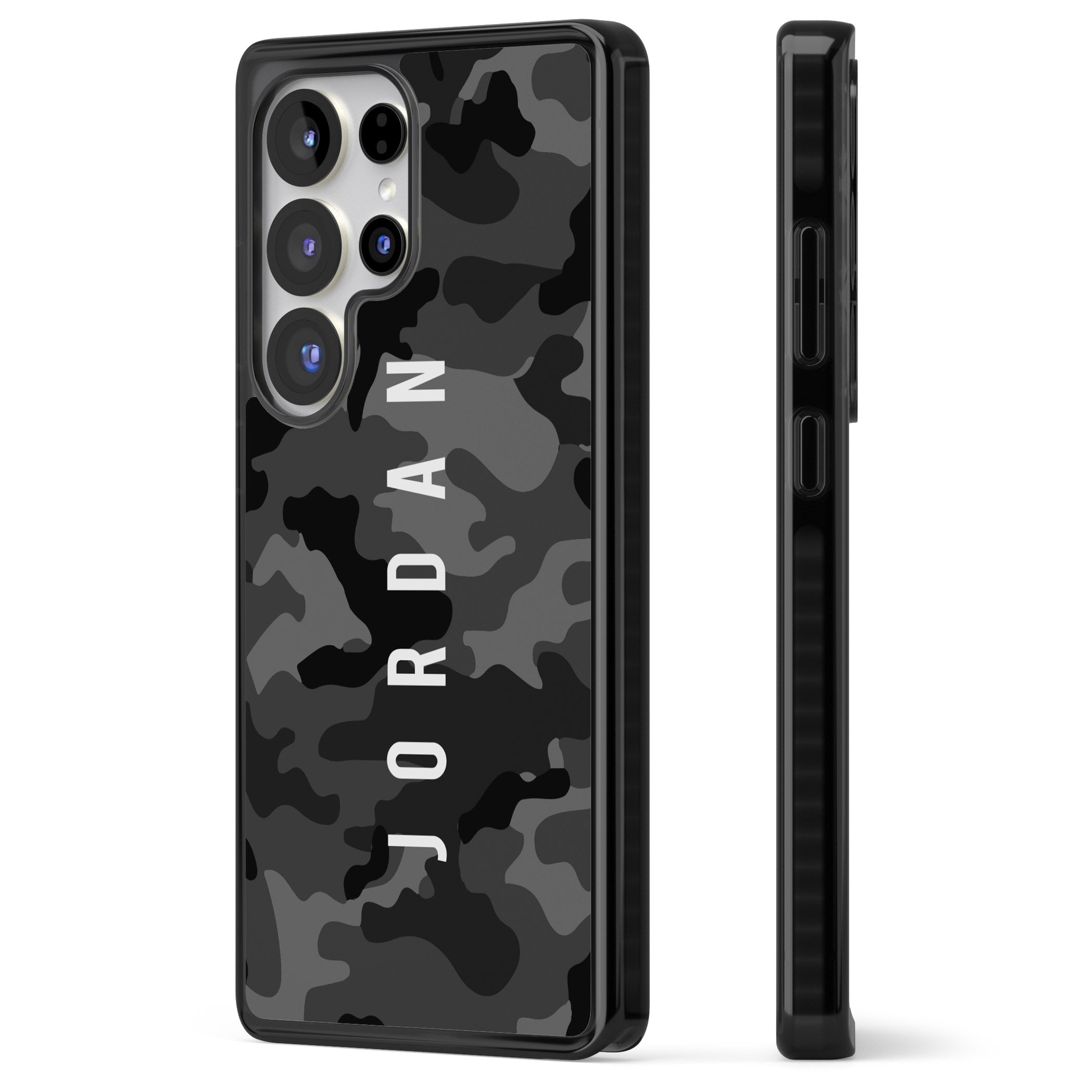 Personalised Black Camouflage Name