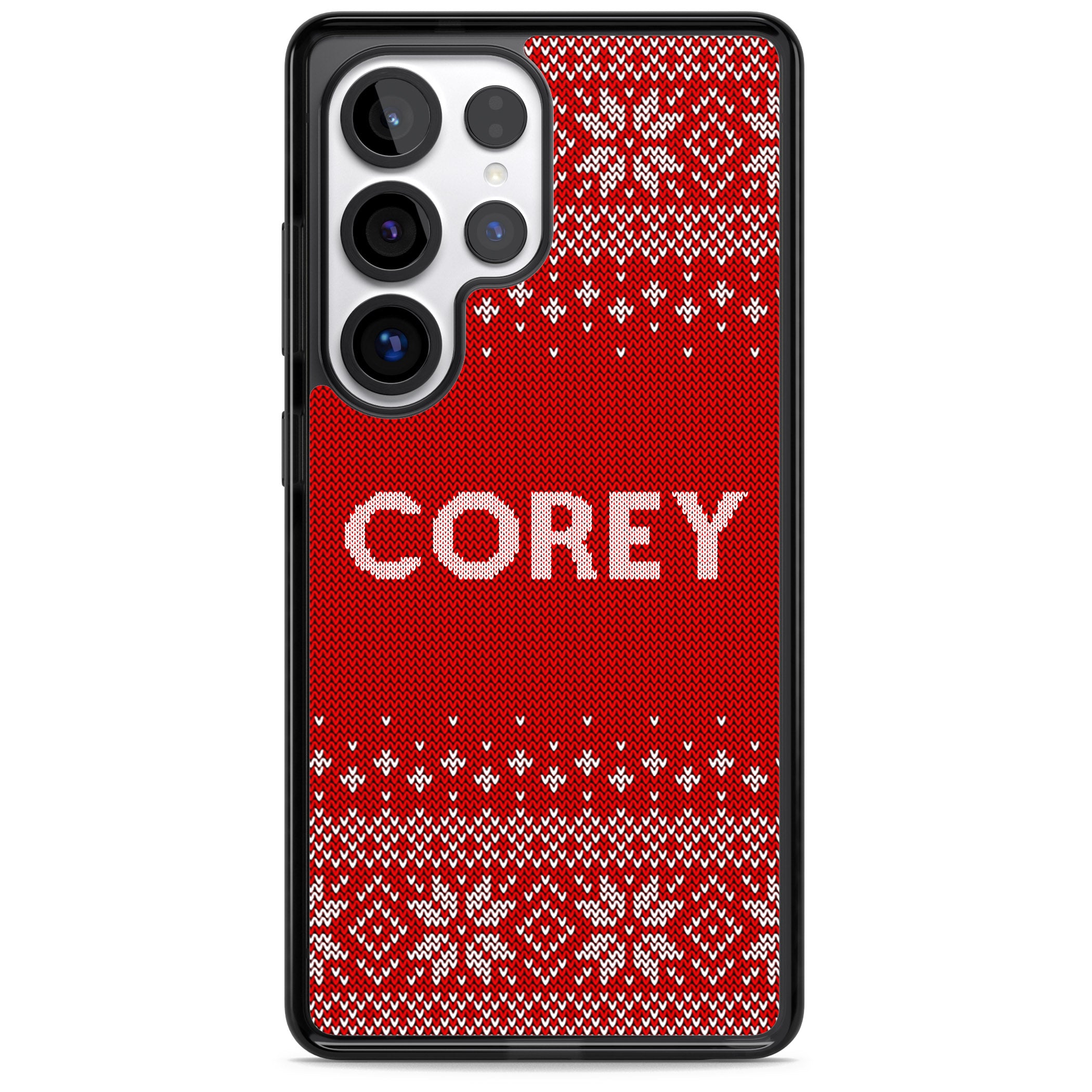 Personalised Red Christmas Knit