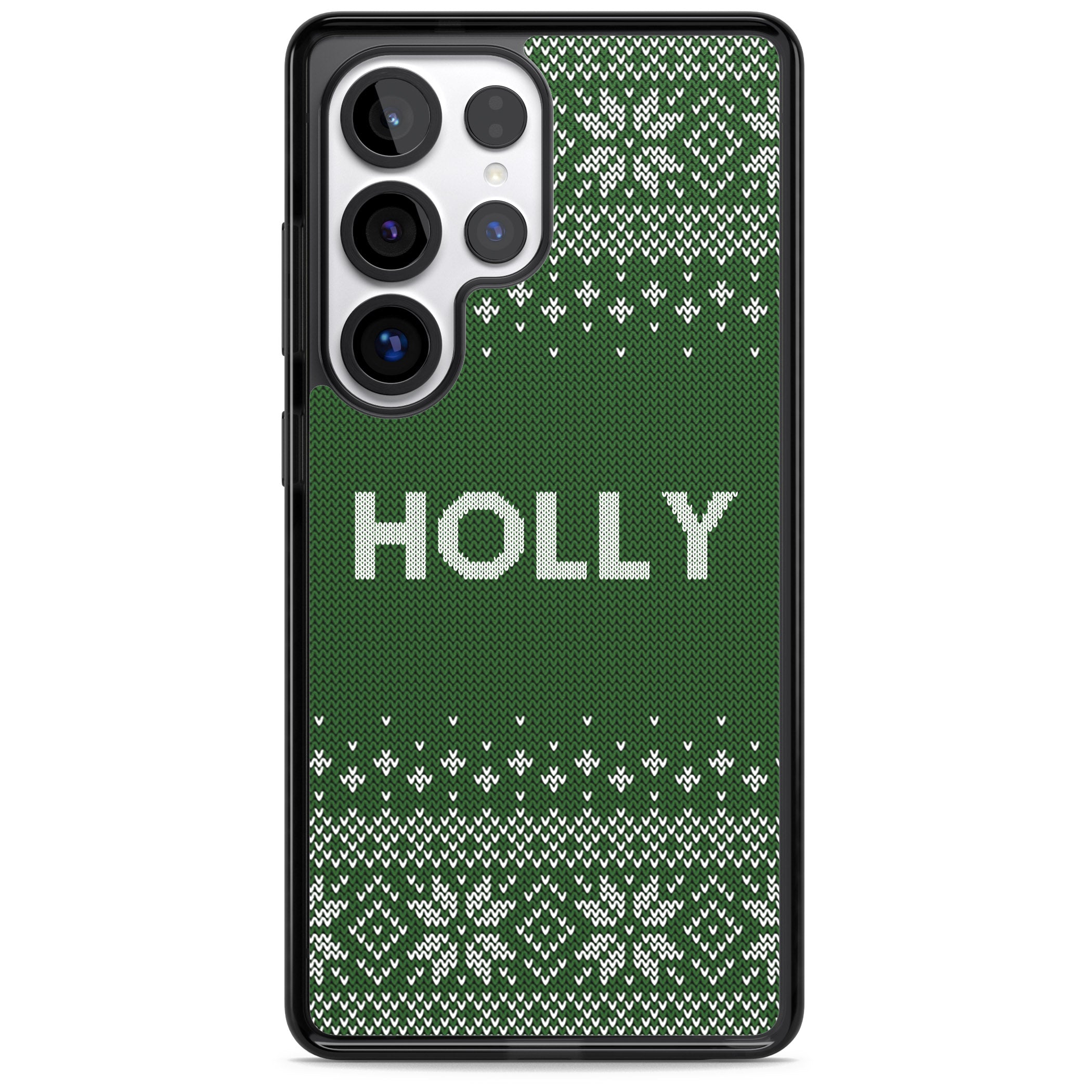 Personalised Green Christmas Knit