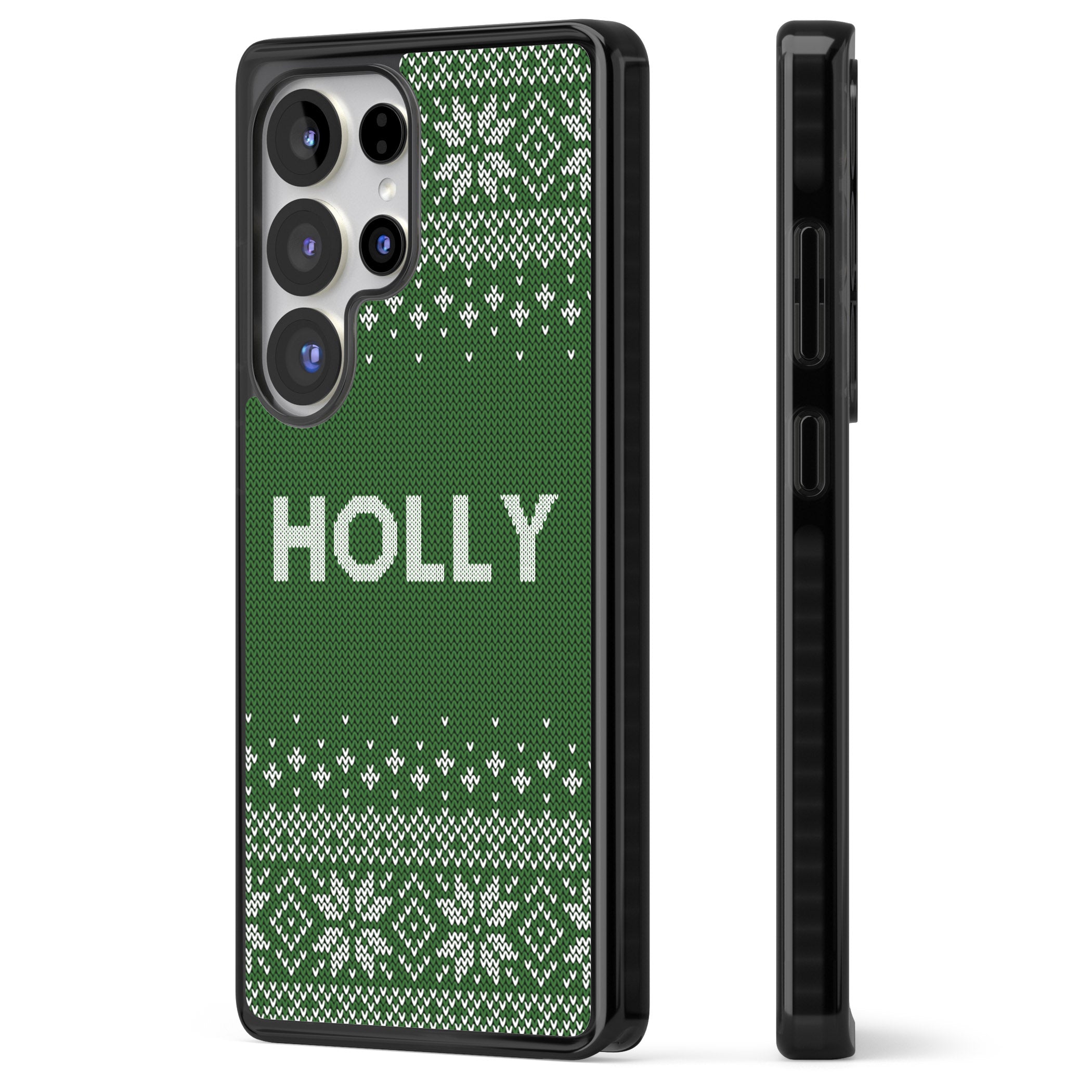 Personalised Green Christmas Knit