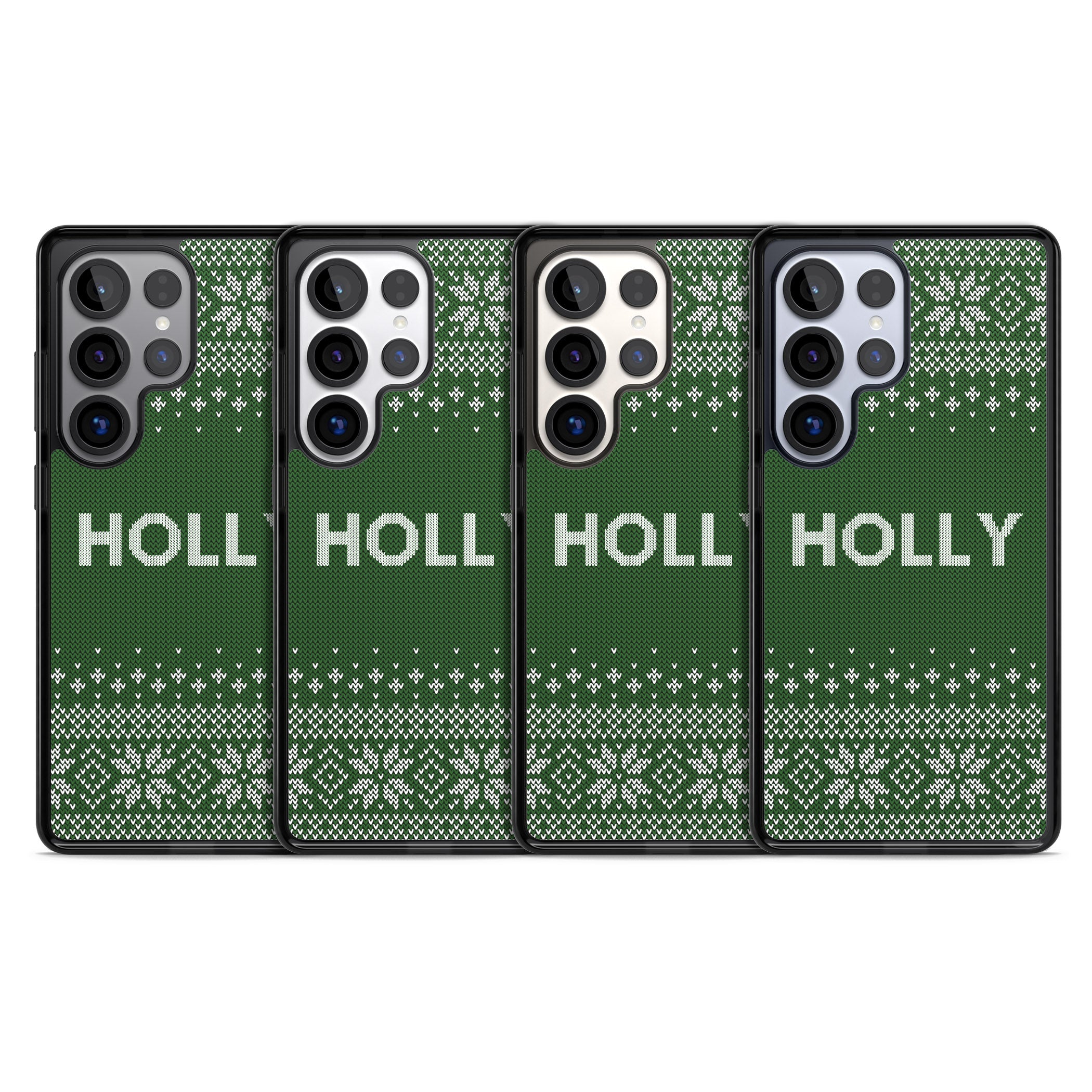 Personalised Green Christmas Knit