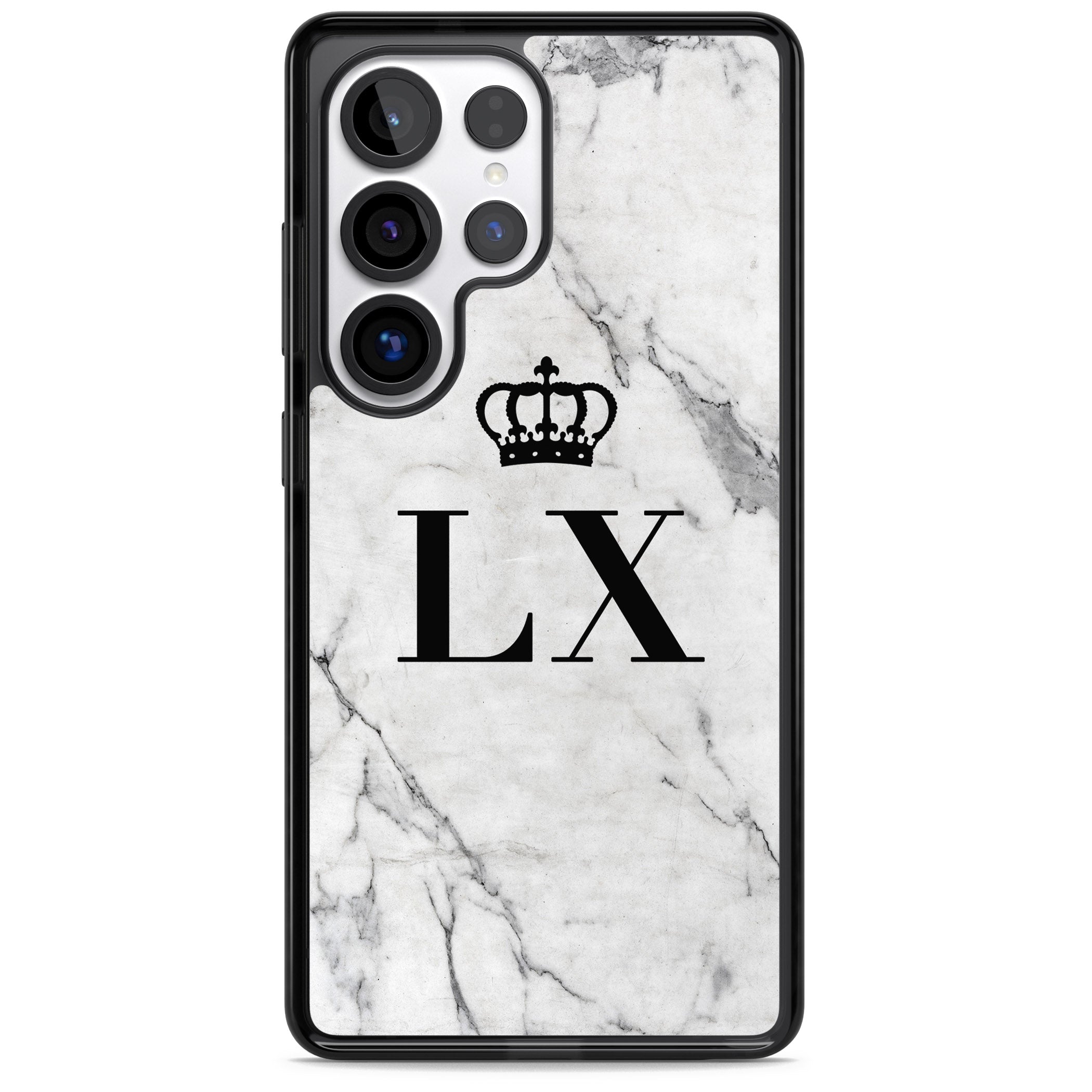 Personalised Initial Crown Marble