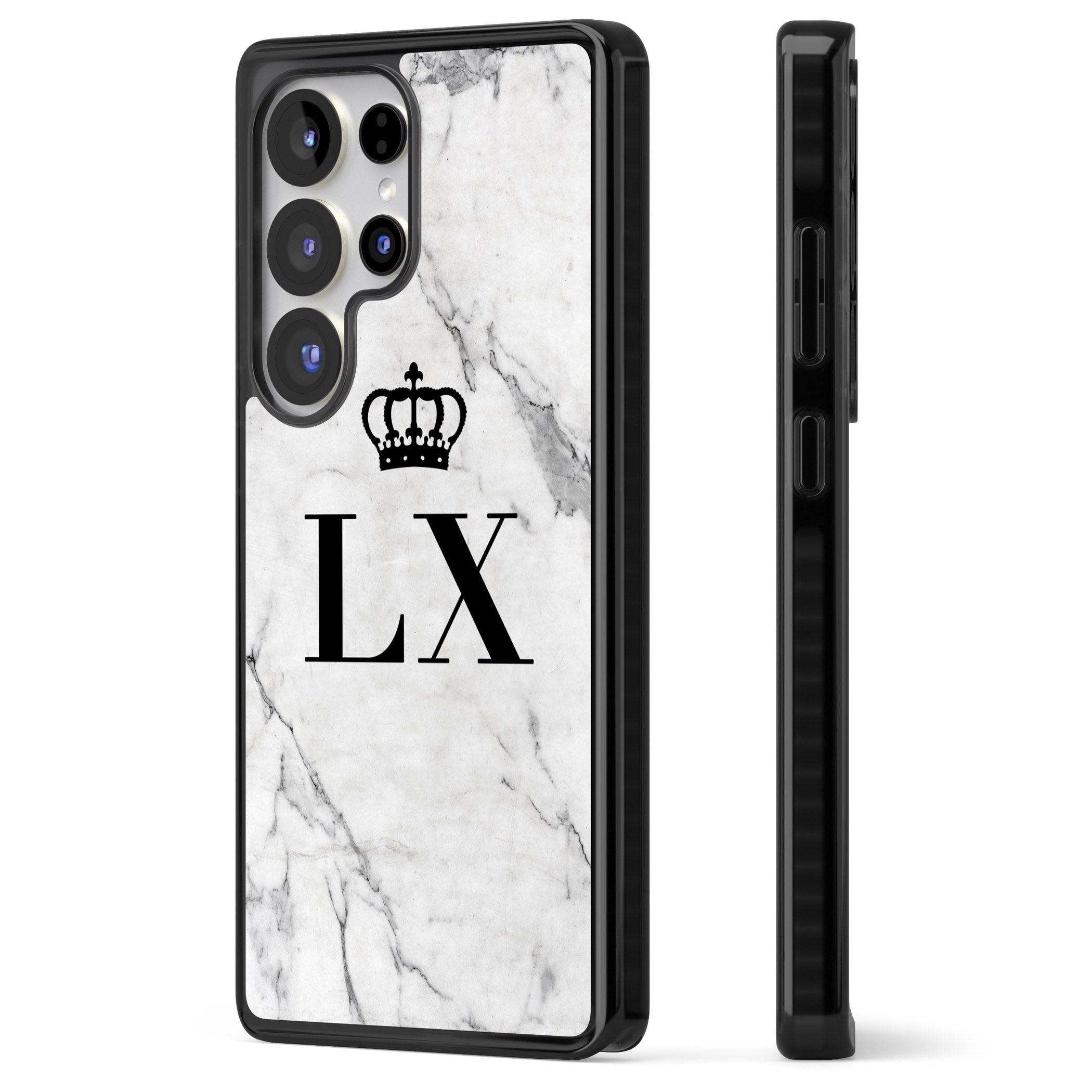 Personalised Initial Crown Marble