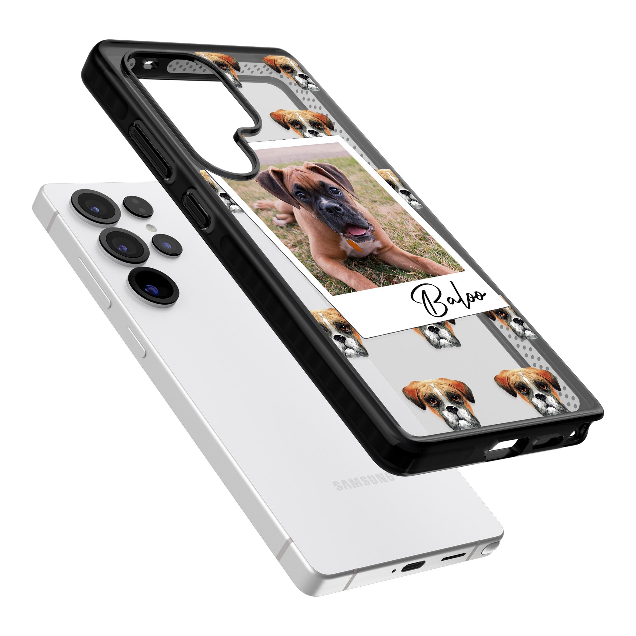 Personalised Boxer Instant Camera Photo