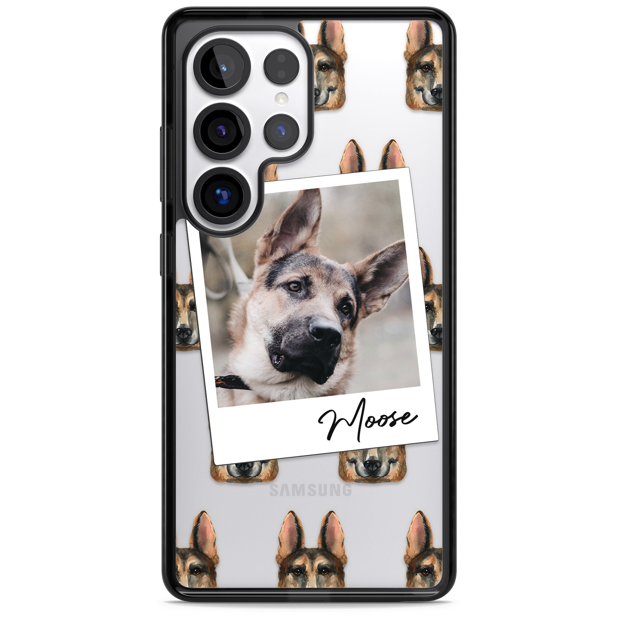 Personalised German Shepherd Instant Camera Photo