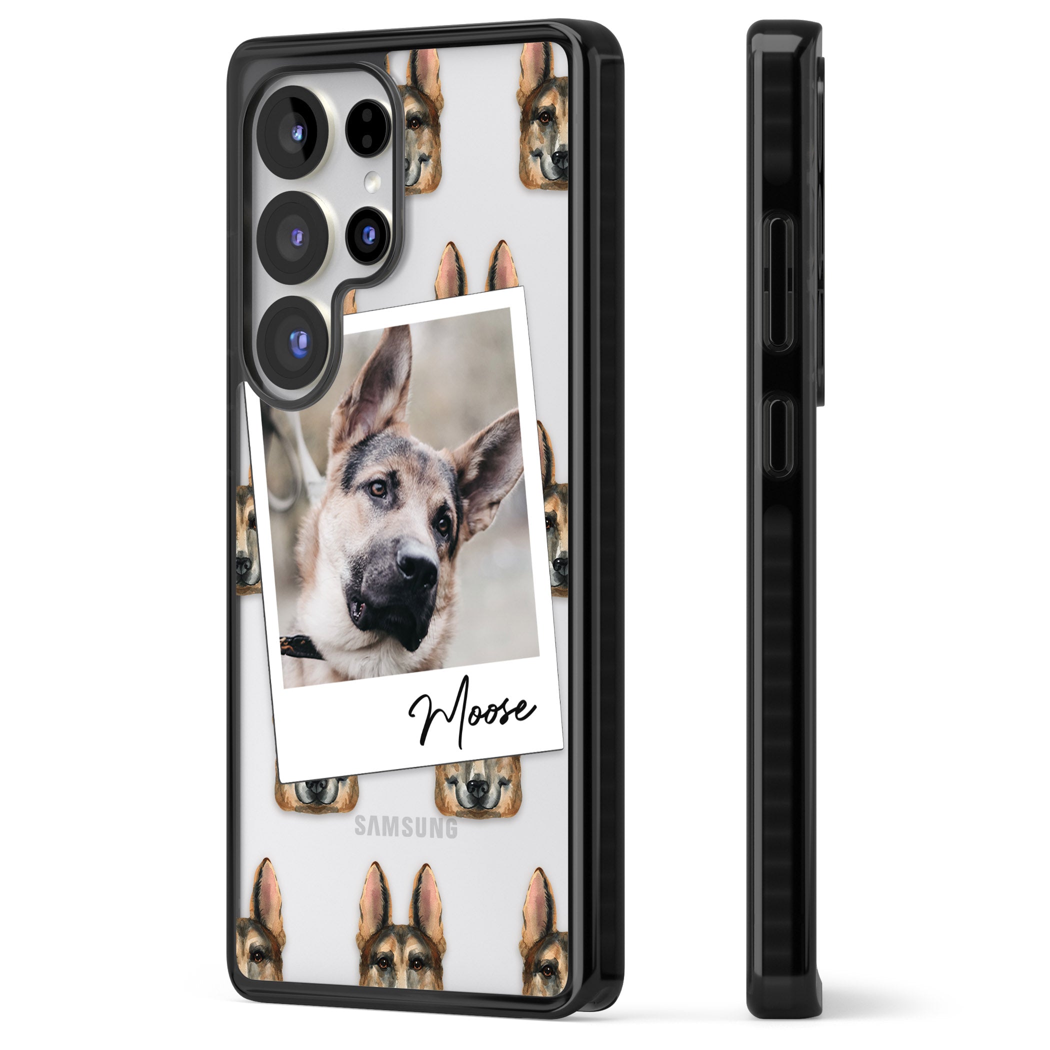 Personalised German Shepherd Instant Camera Photo