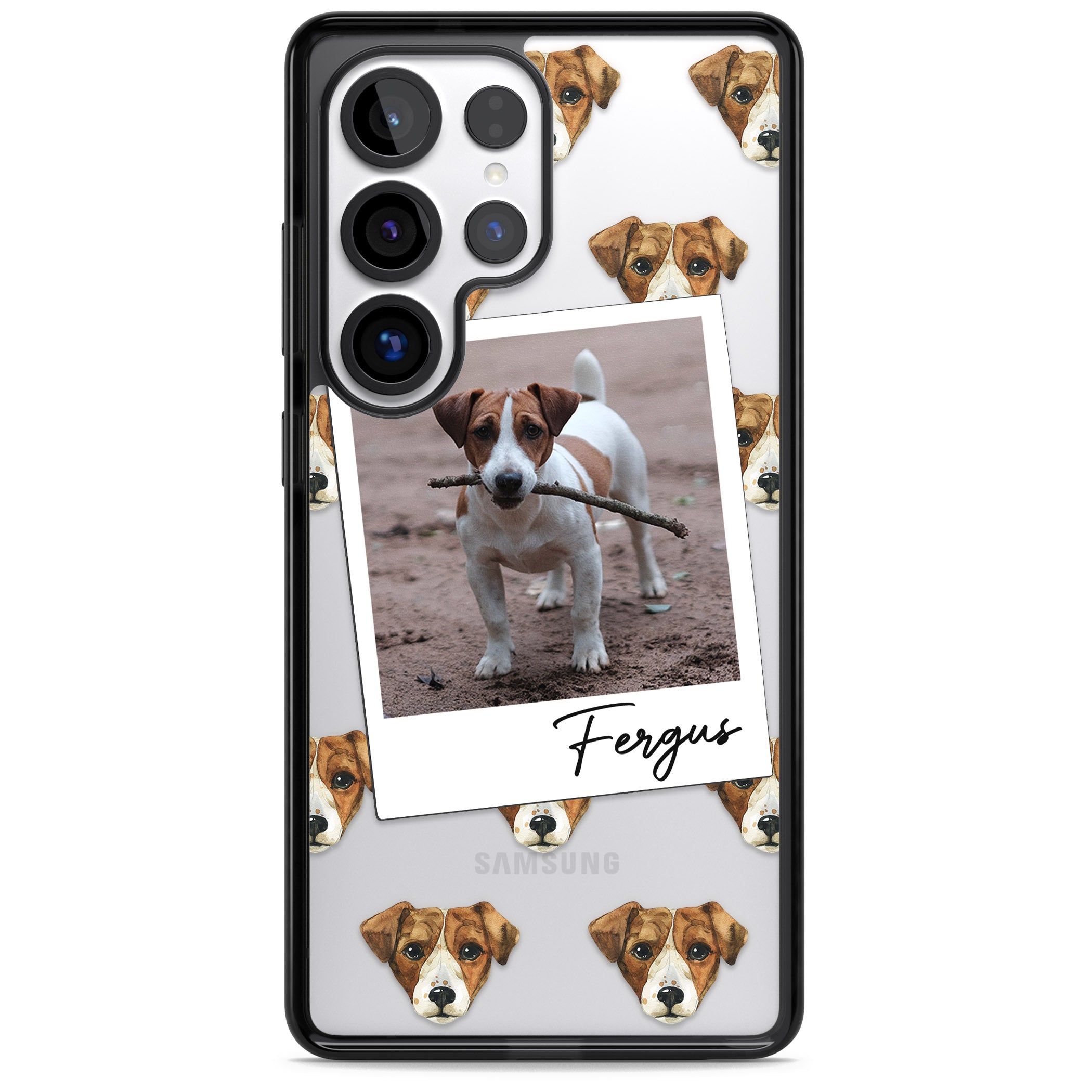 Personalised Jack Russell Instant Camera Photo