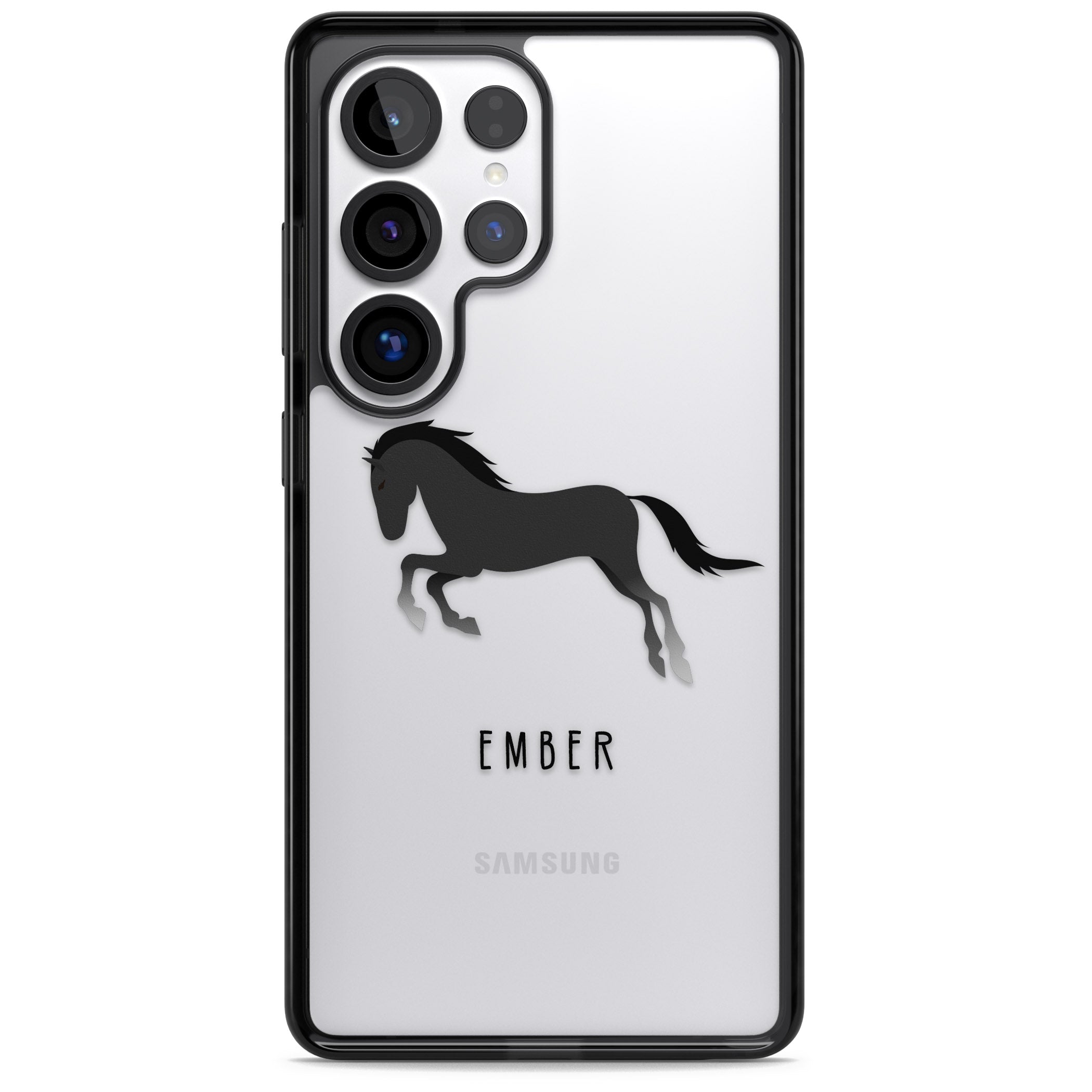 Personalised Black Horse