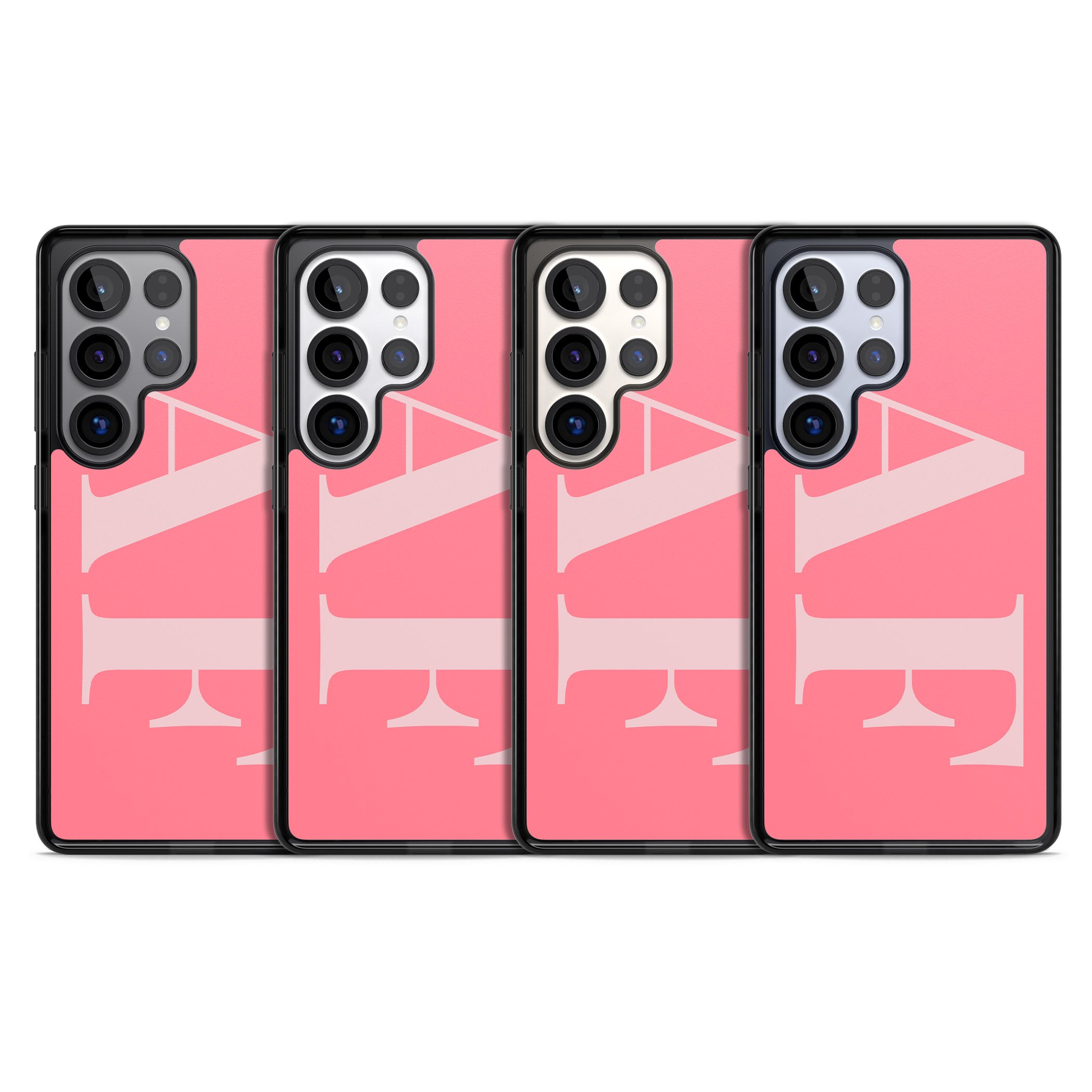 Personalised Light & Dark Pink Green Letters