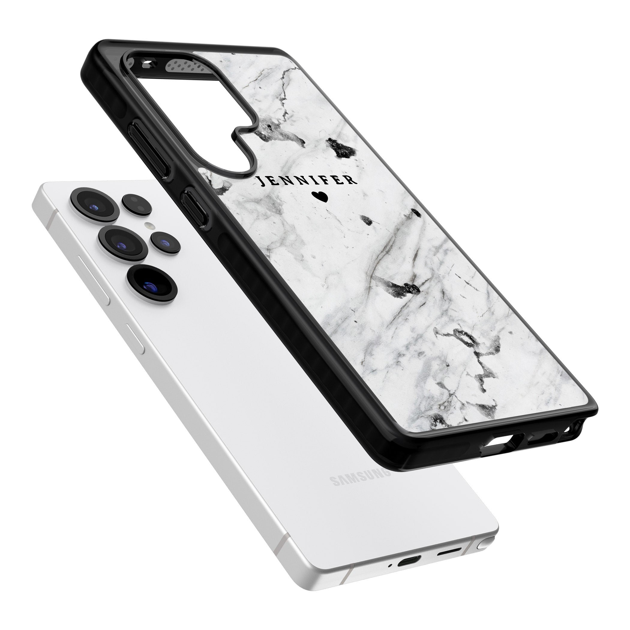 Personalised Marble Heart