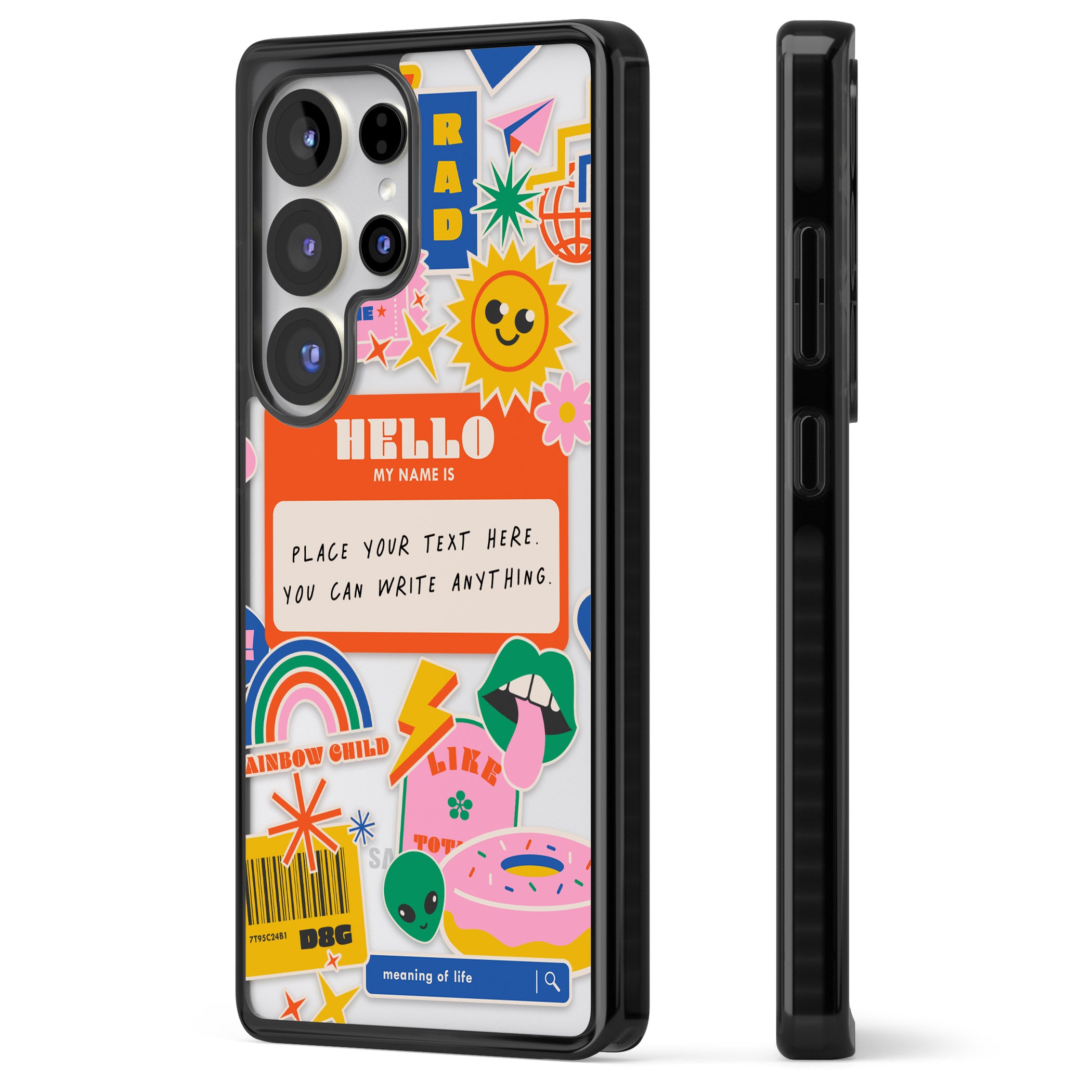 Personalised Retro Vibes Sticker