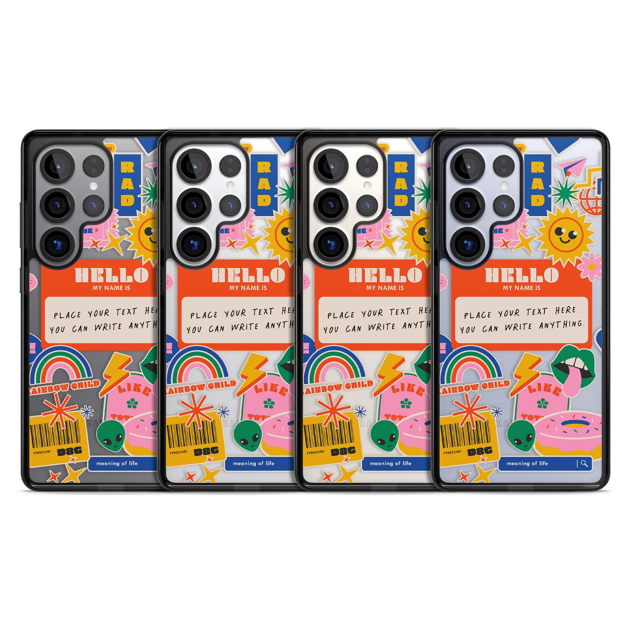 Personalised Retro Vibes Sticker