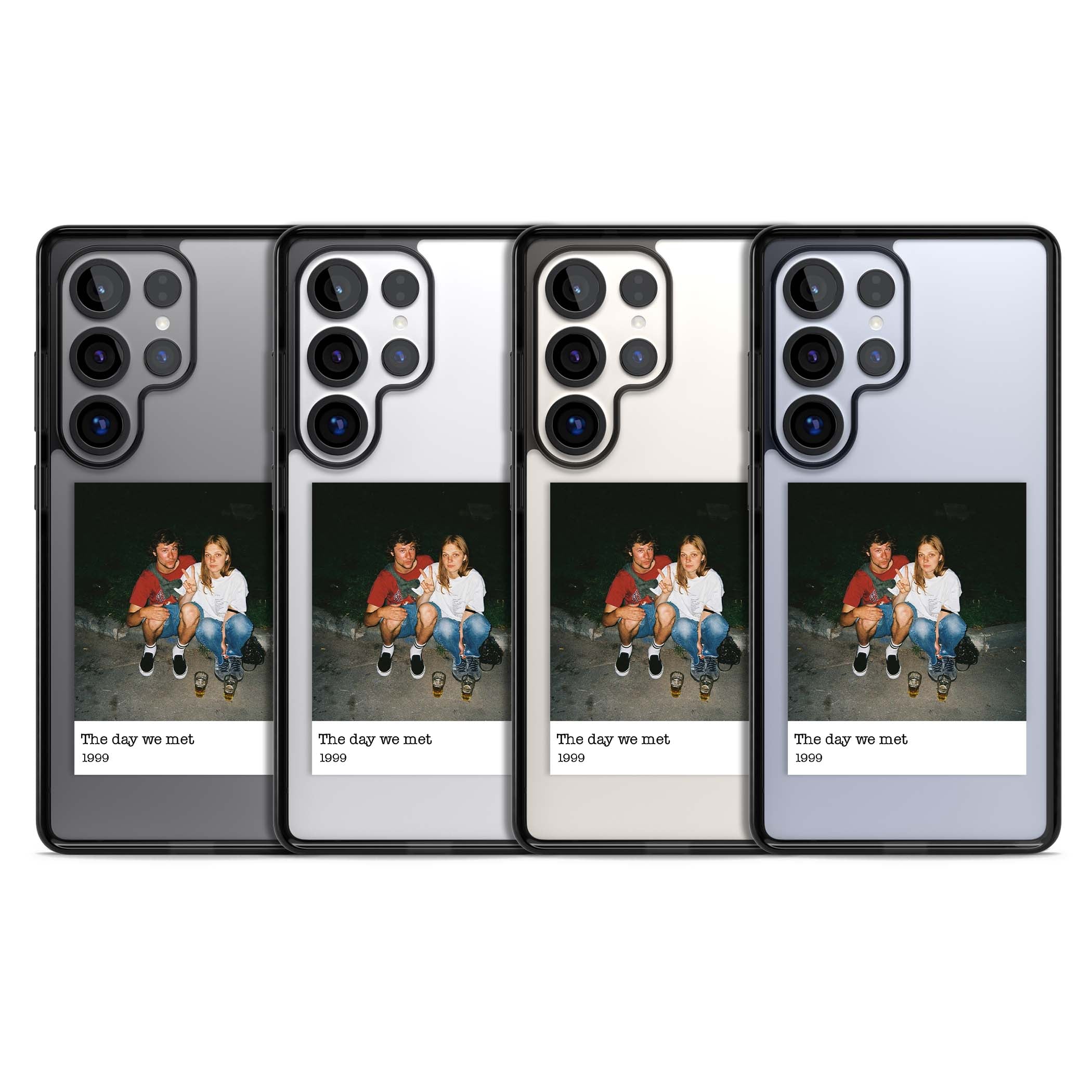 Photo Memory minimal iPhone case | Black Impact case for Samsung Galaxy S25 Ultra