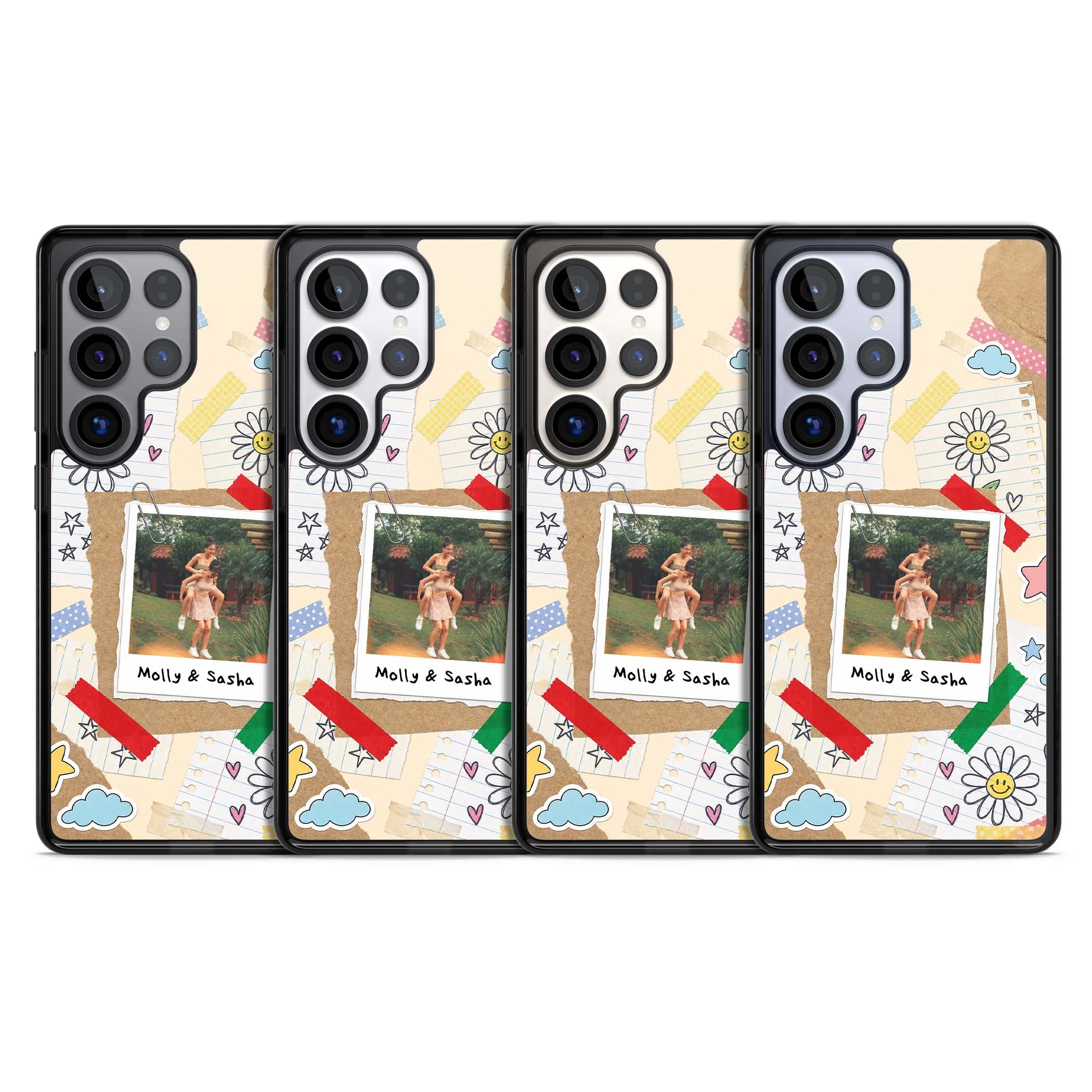 Scrapbook Photo coquette iPhone case | Black Impact case for Samsung Galaxy S25 Ultra