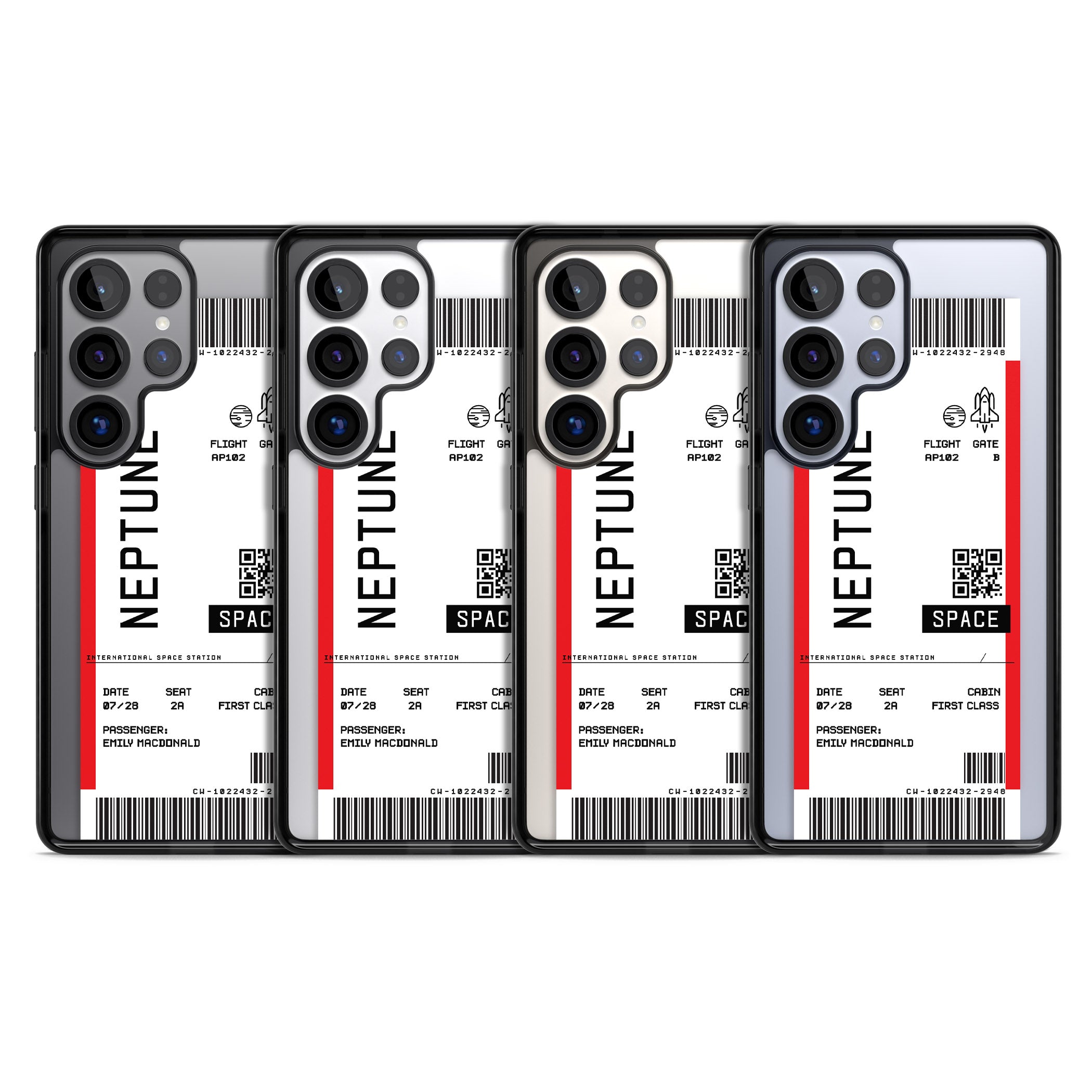 Personalised Neptune Travel Ticket