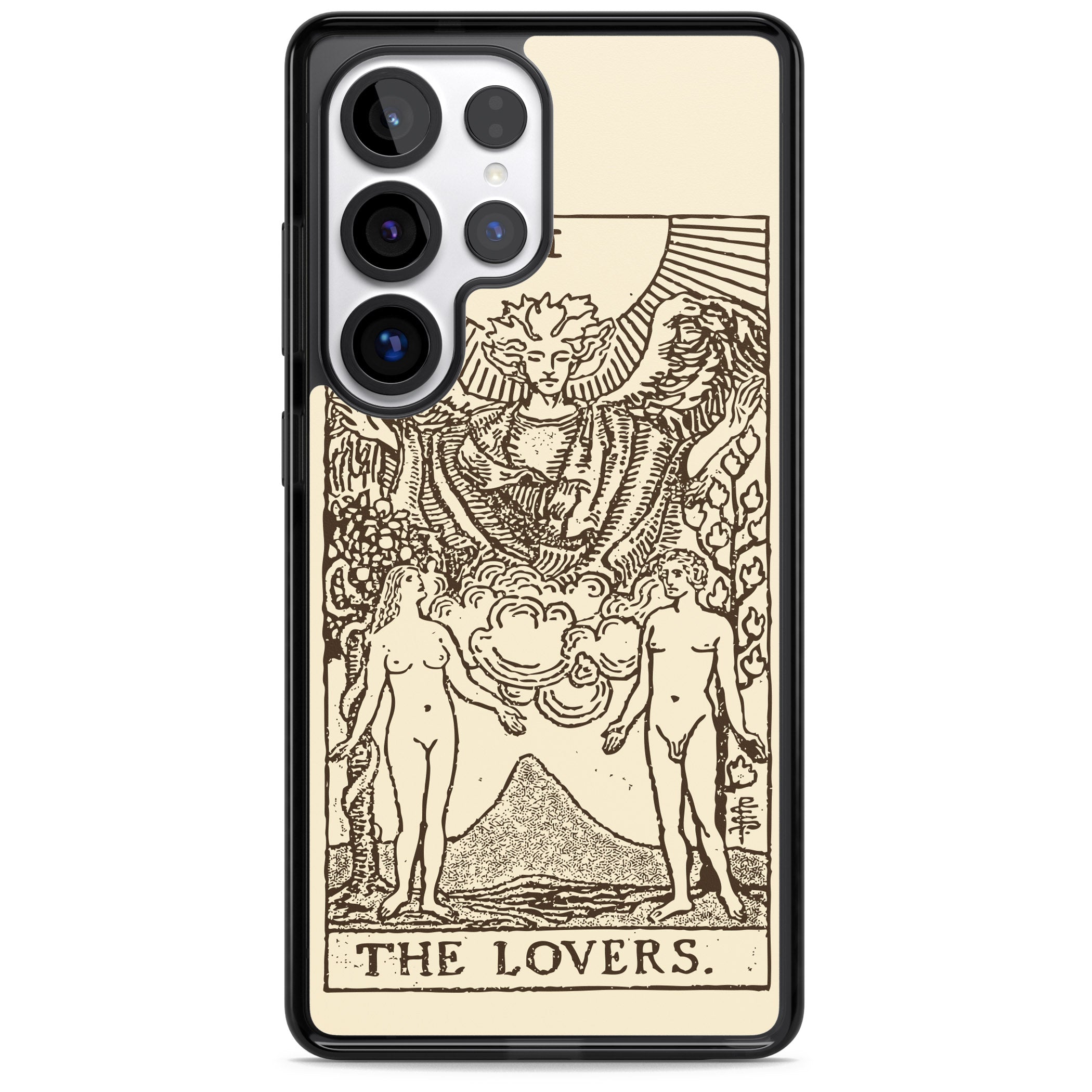 Personalised The Lovers Tarot Card (Cream)