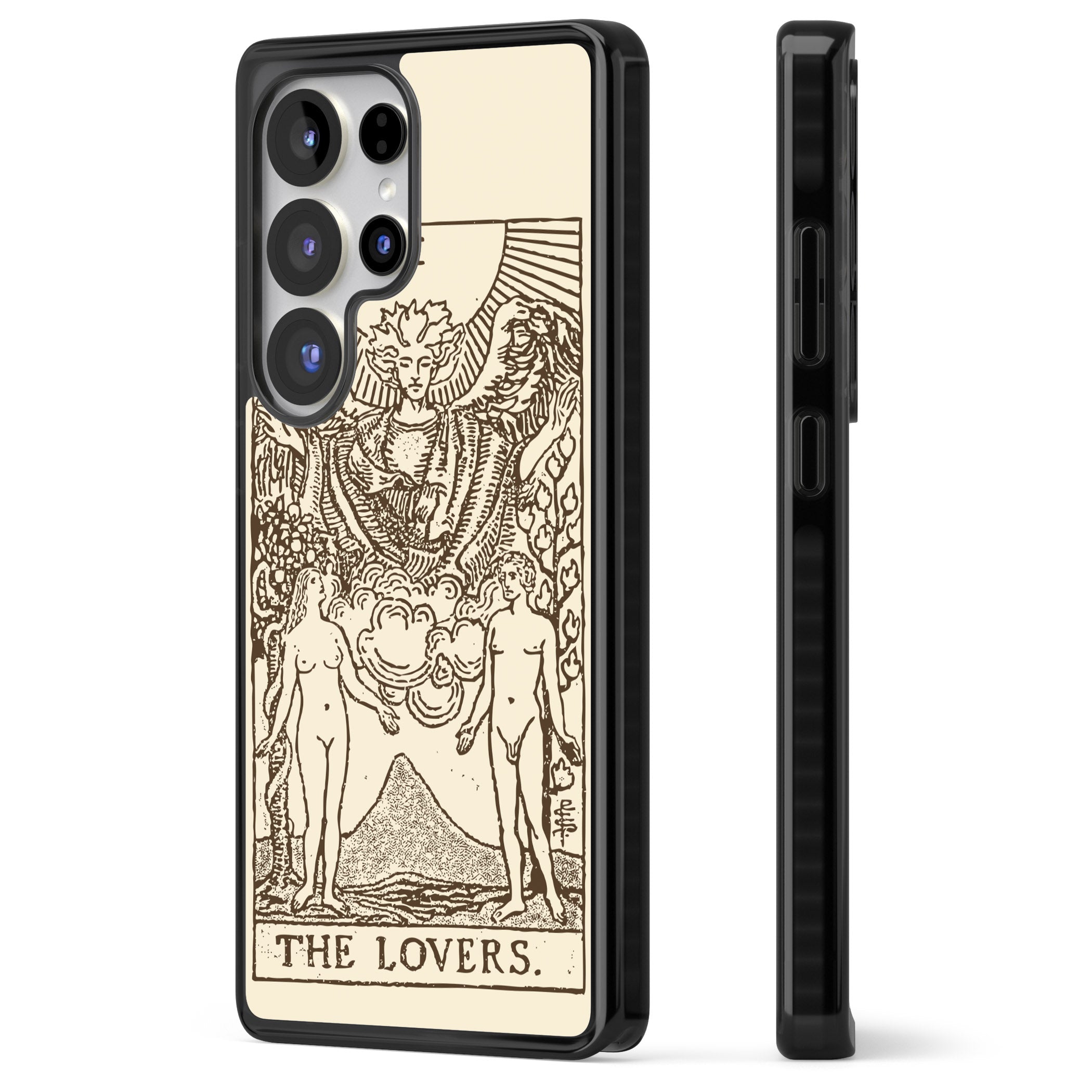 Personalised The Lovers Tarot Card (Cream)