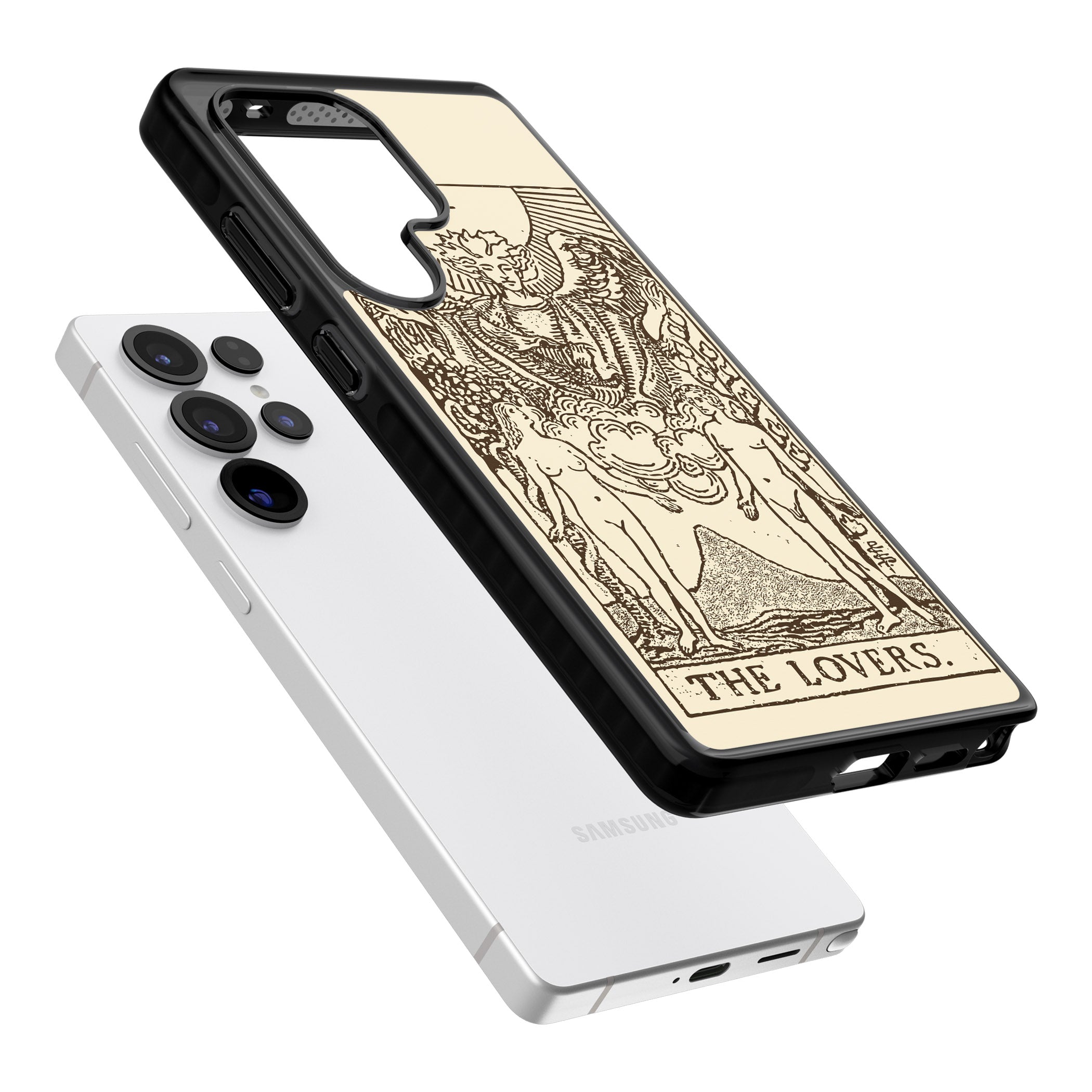 Personalised The Lovers Tarot Card (Cream)