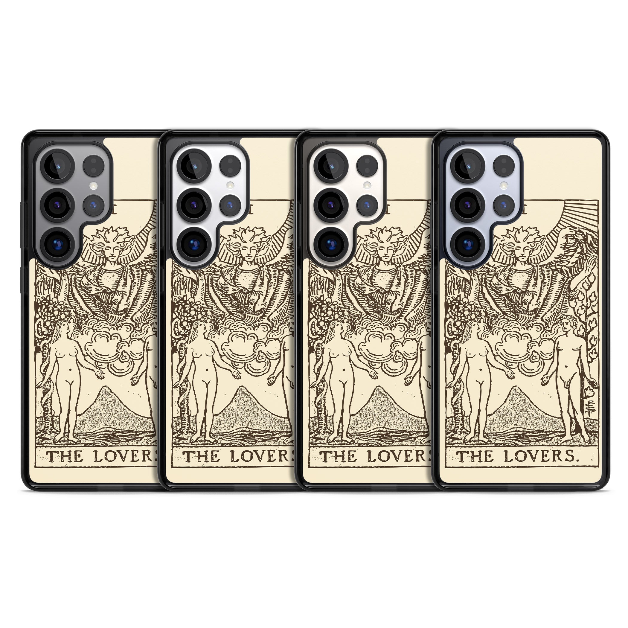 Personalised The Lovers Tarot Card (Cream)