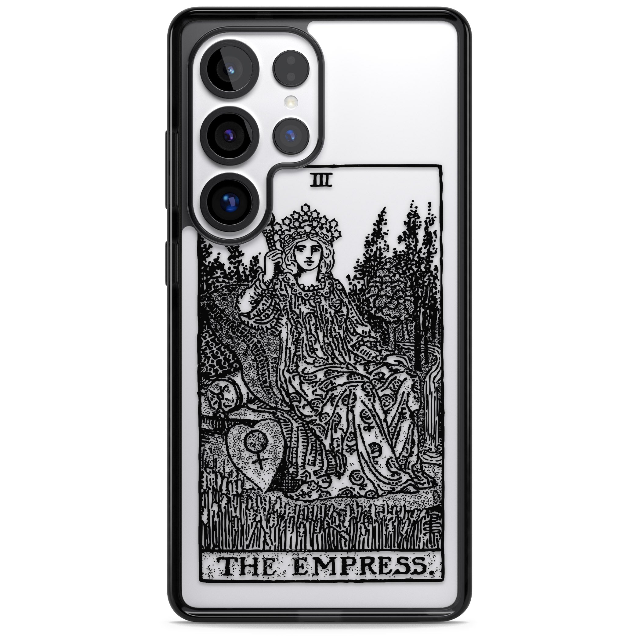 Personalised The Empress Tarot Card (Clear)