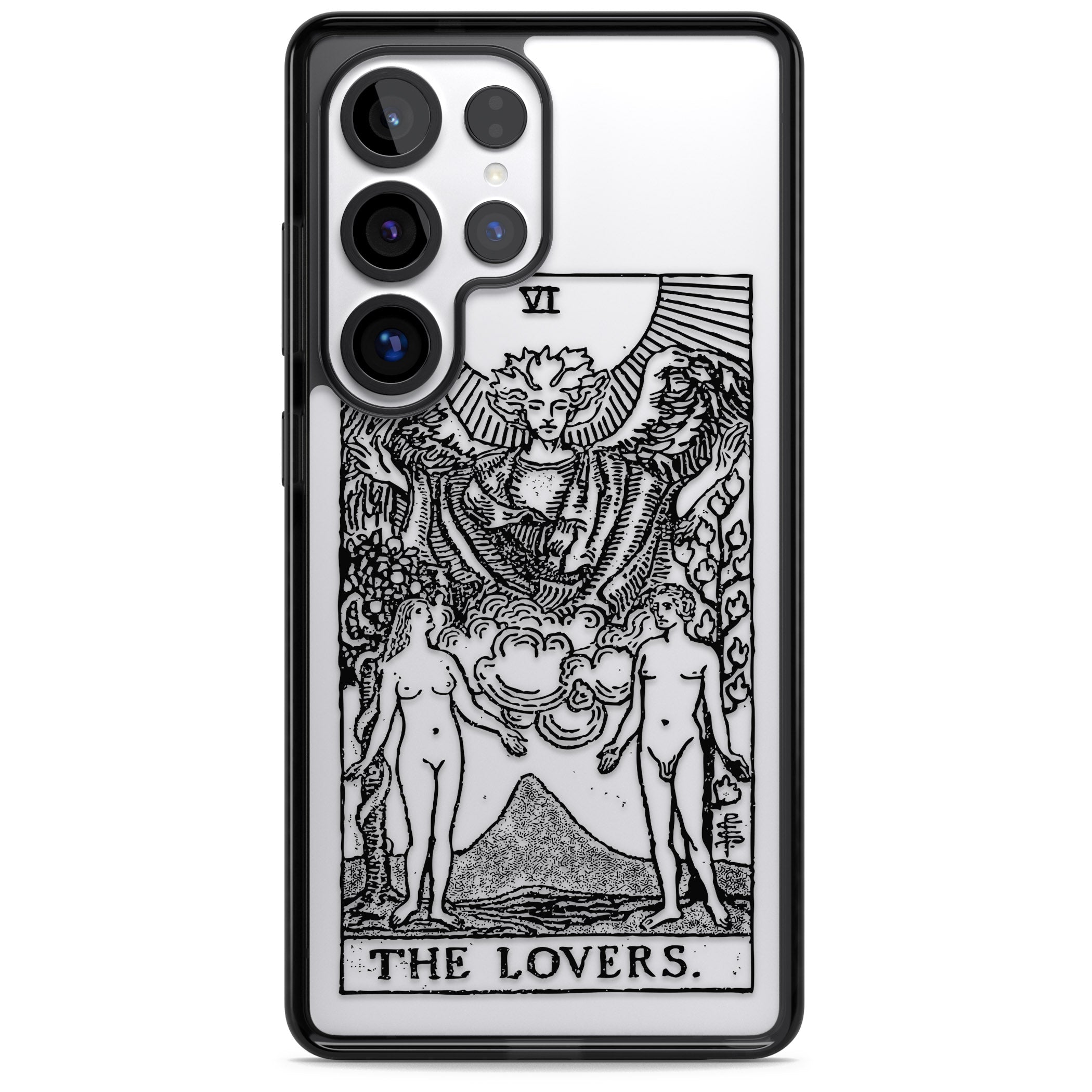 Personalised The Lovers Tarot Card (Clear)