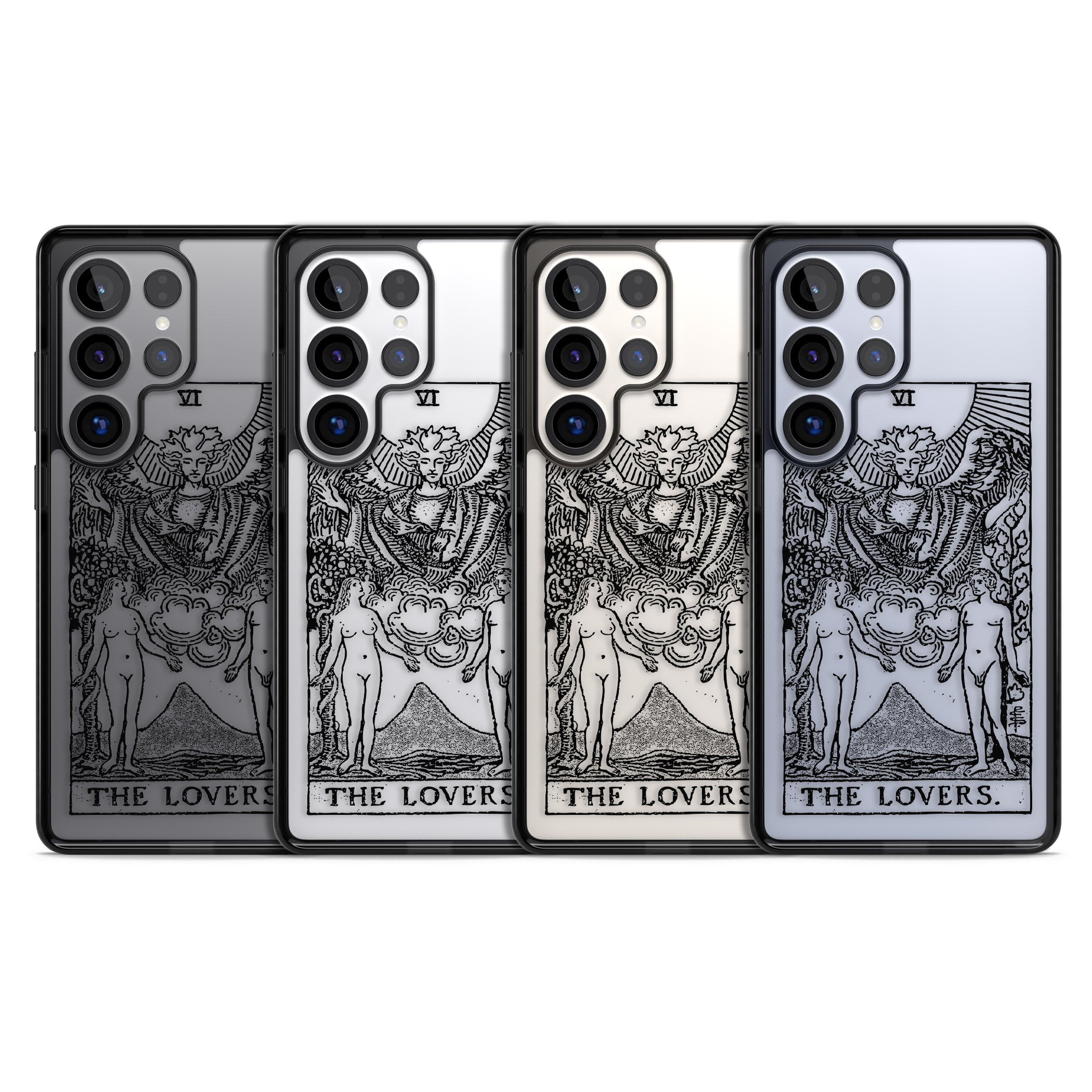 Personalised The Lovers Tarot Card (Clear)