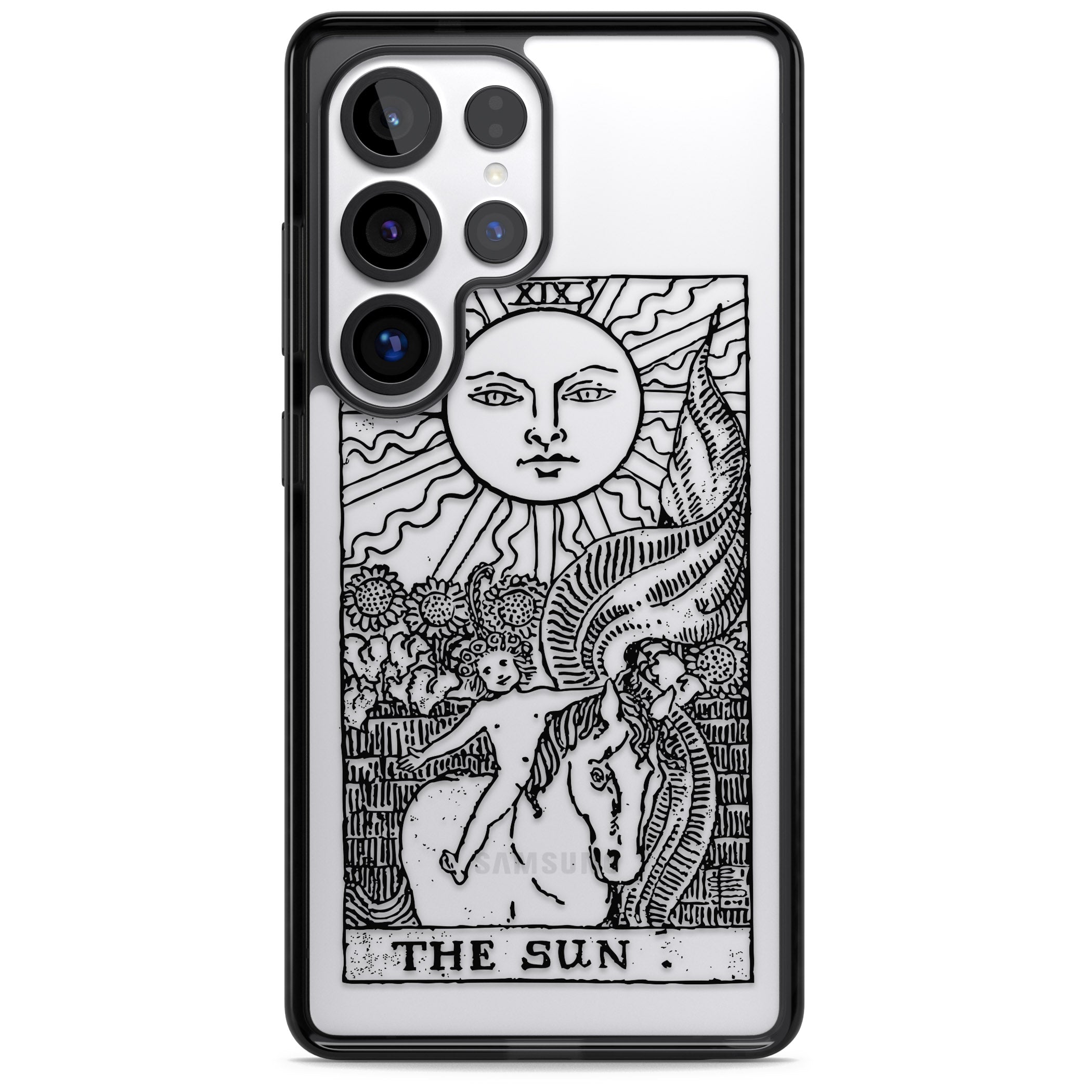 Personalised The Sun Tarot Card (Clear)