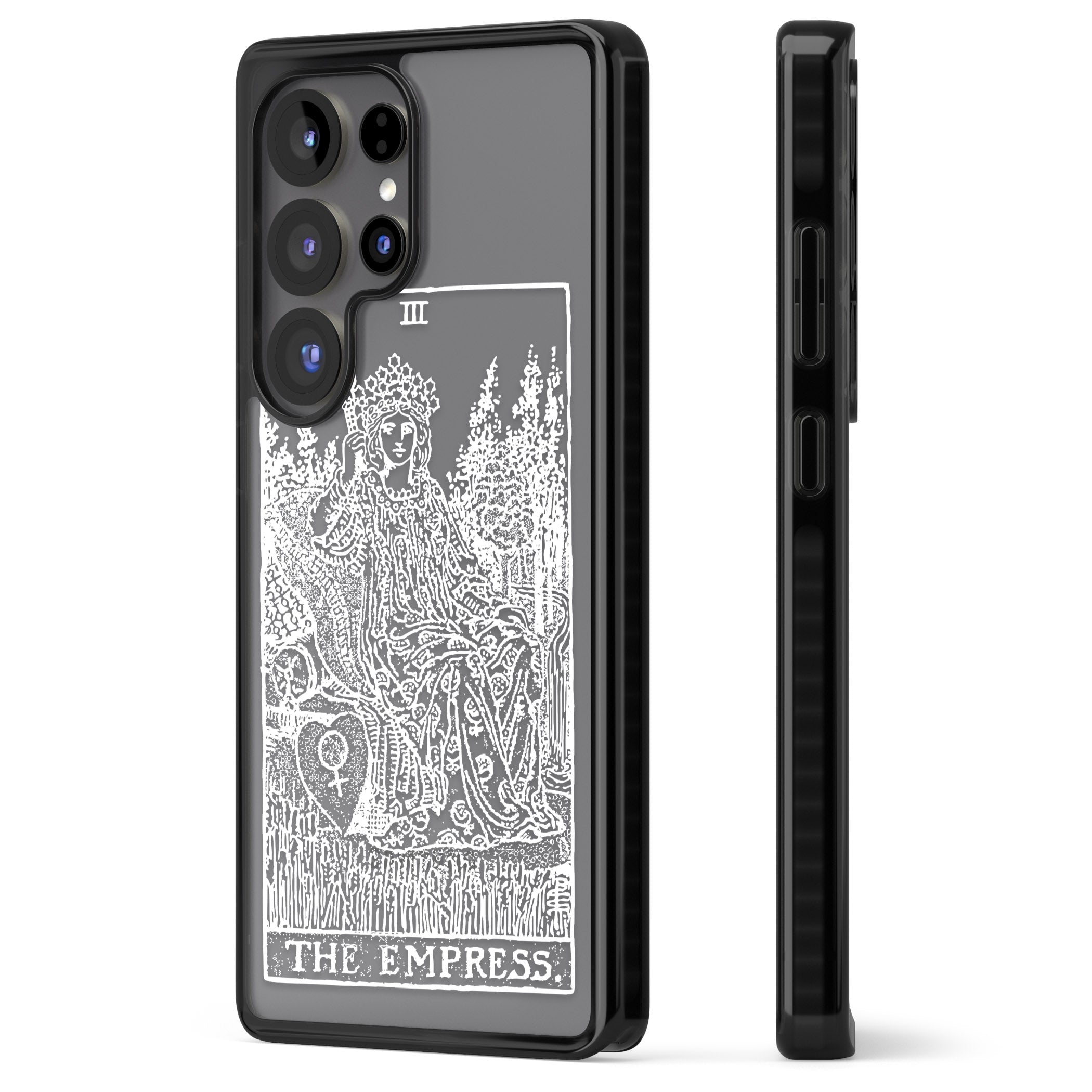 Personalised The Empress Tarot Card (White)