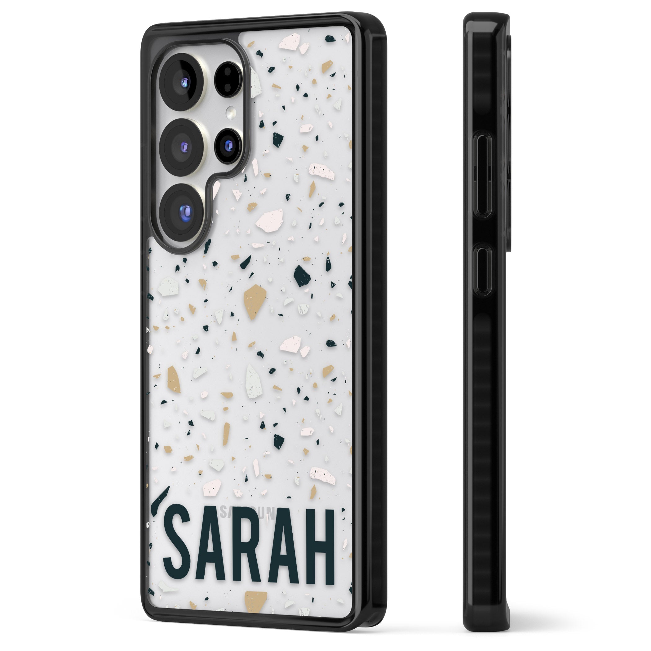 Personalised Terrazzo Blue, Pink, Brown