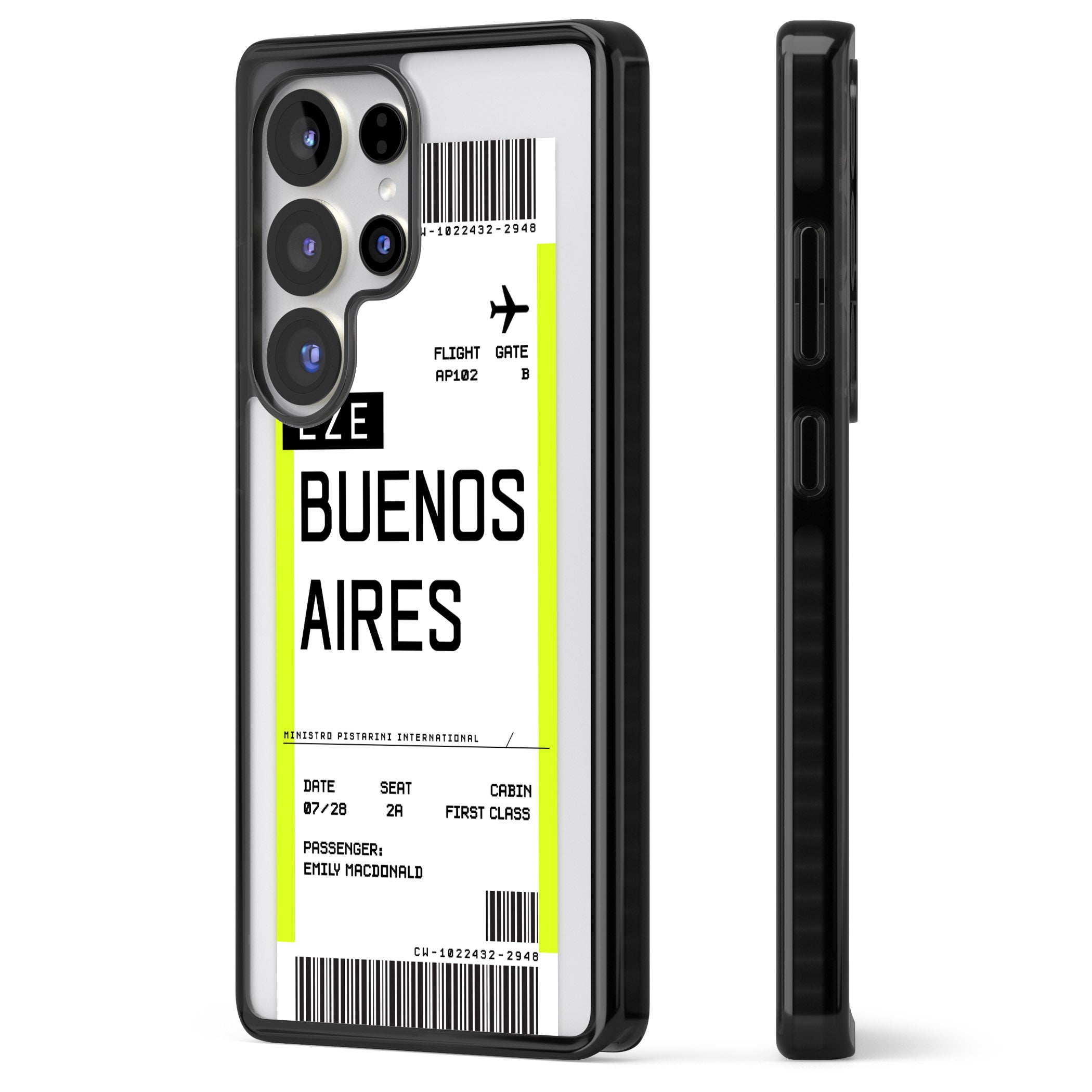 Personalised Buenos Aires Boarding Pass