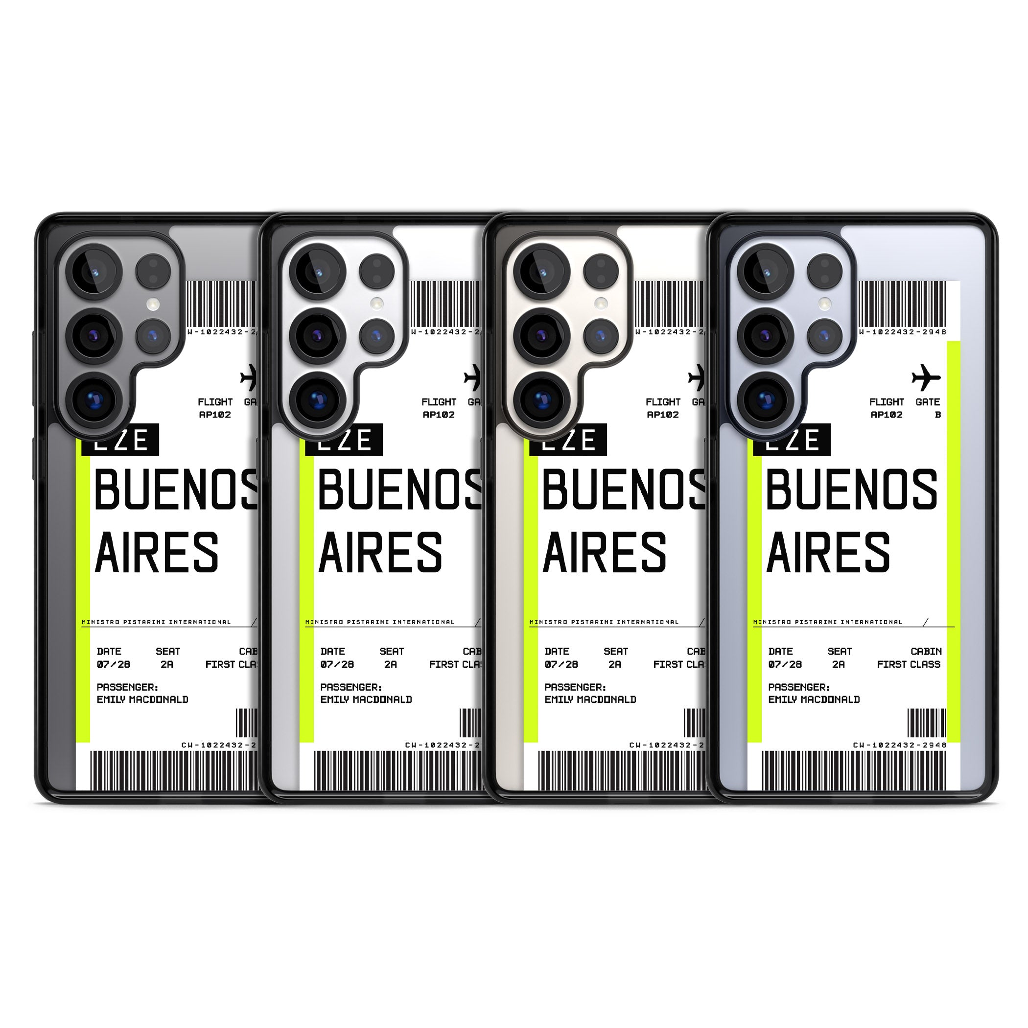 Personalised Buenos Aires Boarding Pass