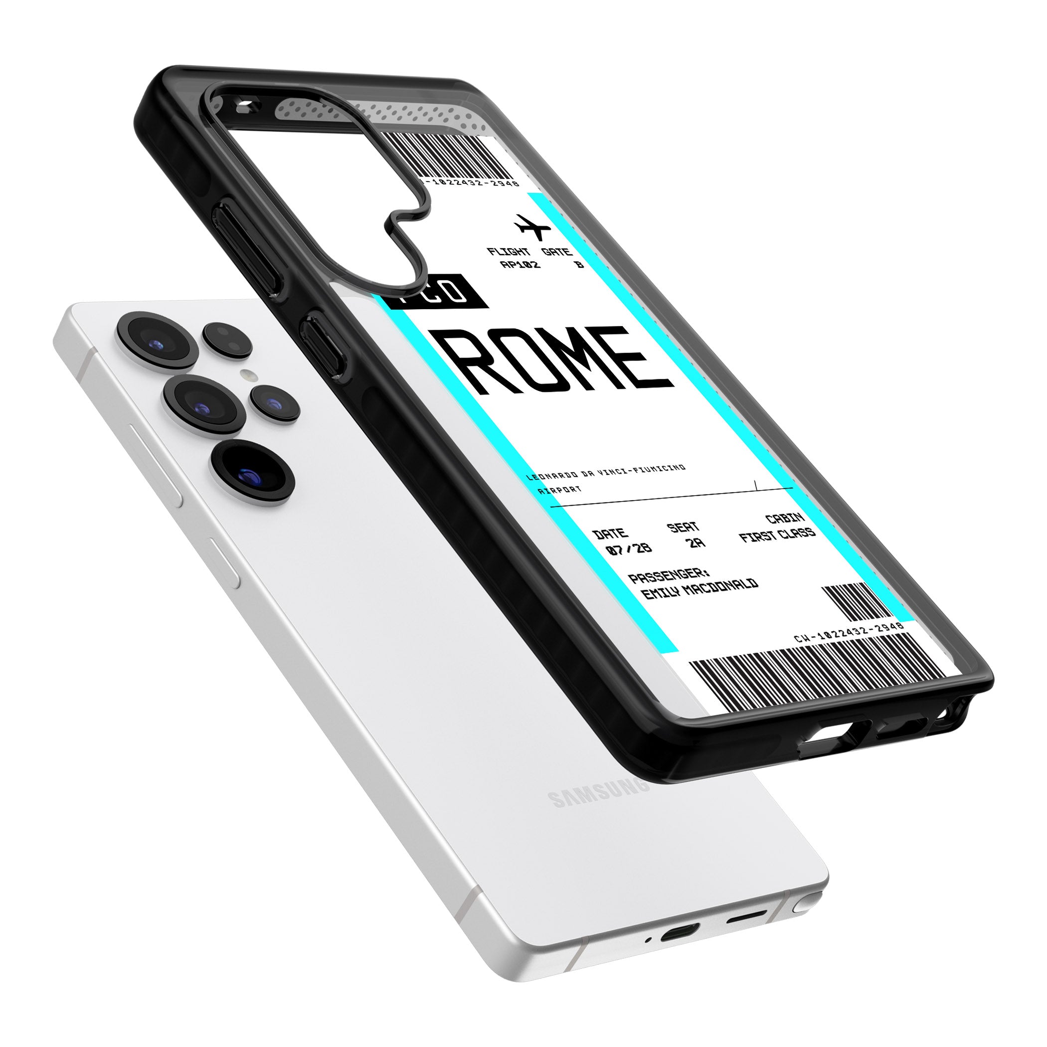 Personalised Rome Boarding Pass