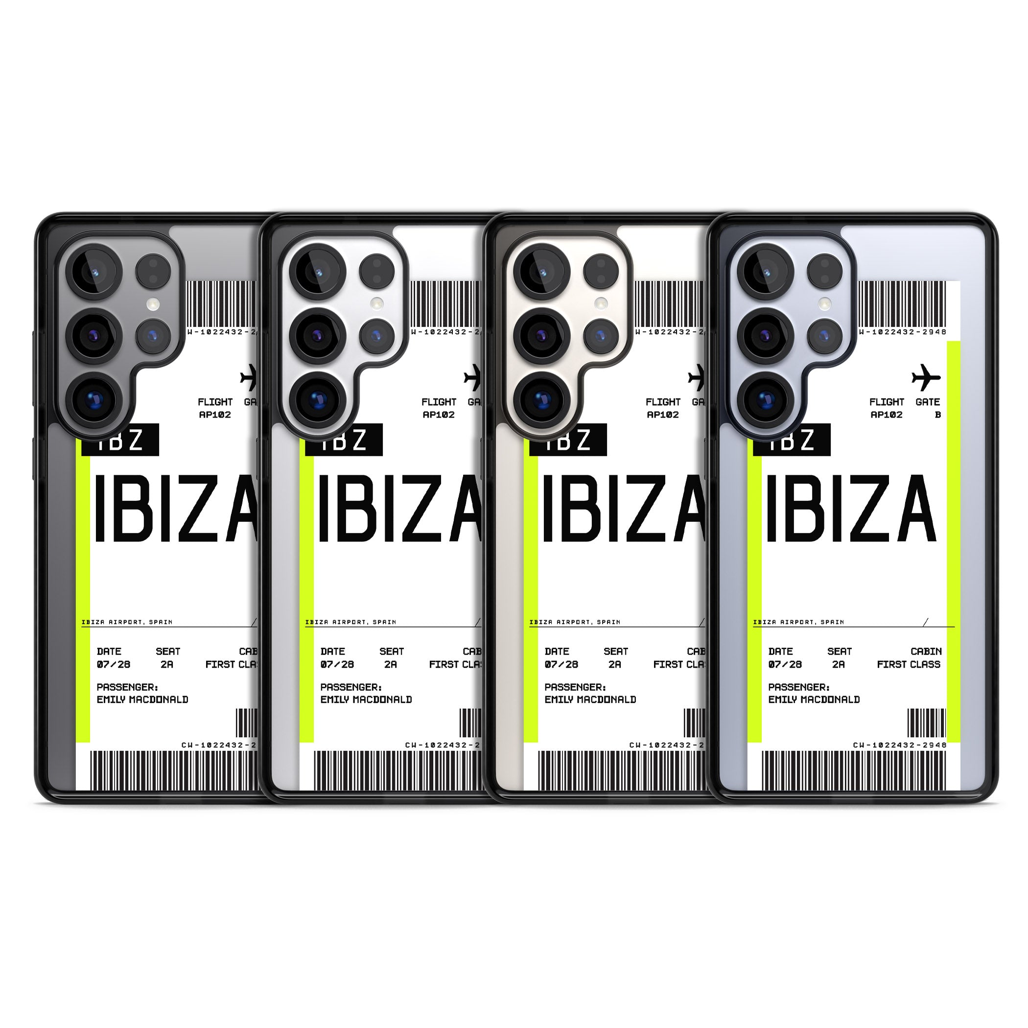Personalised Ibiza Boarding Pass
